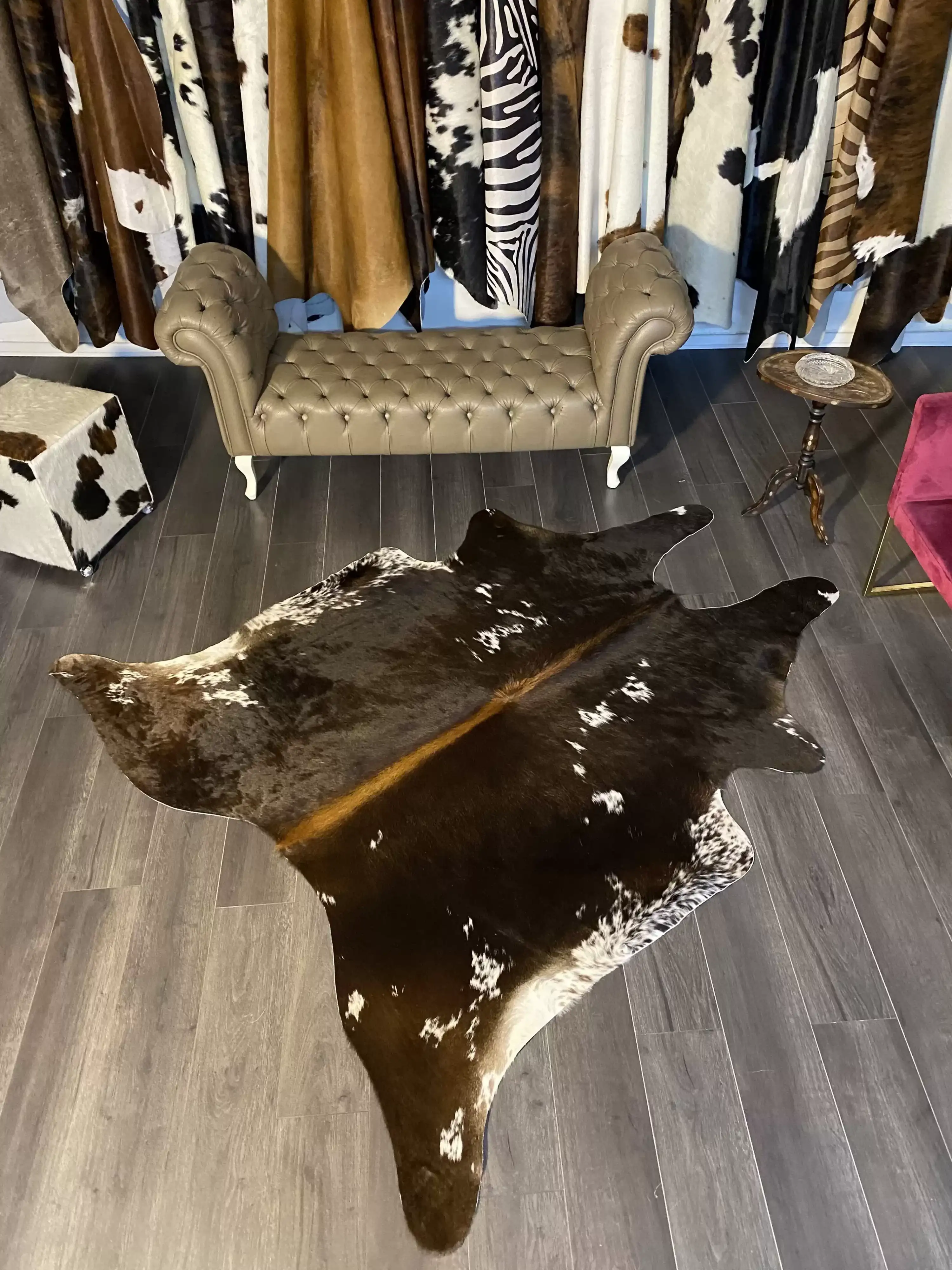 HAKİKİ DERİ DANA POSTU MIX KAHVE 200 x 220 - 1001000172