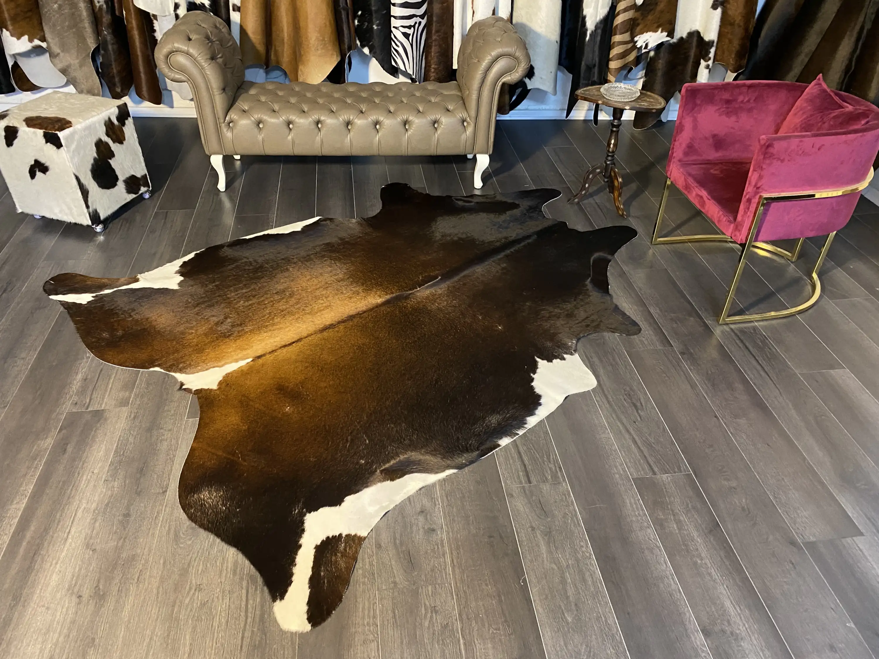 HAKİKİ DERİ DANA POSTU MIX KAHVE 200 x 235 - 1001000139