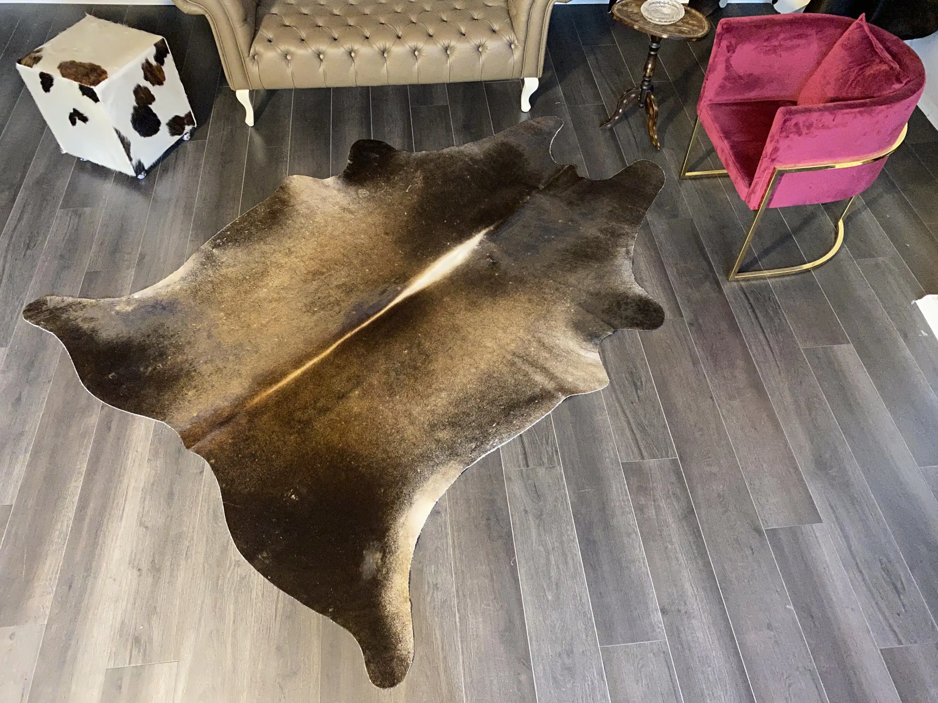 HAKİKİ DERİ DANA POSTU MIX KAHVE 200 x 245 - 1001000108