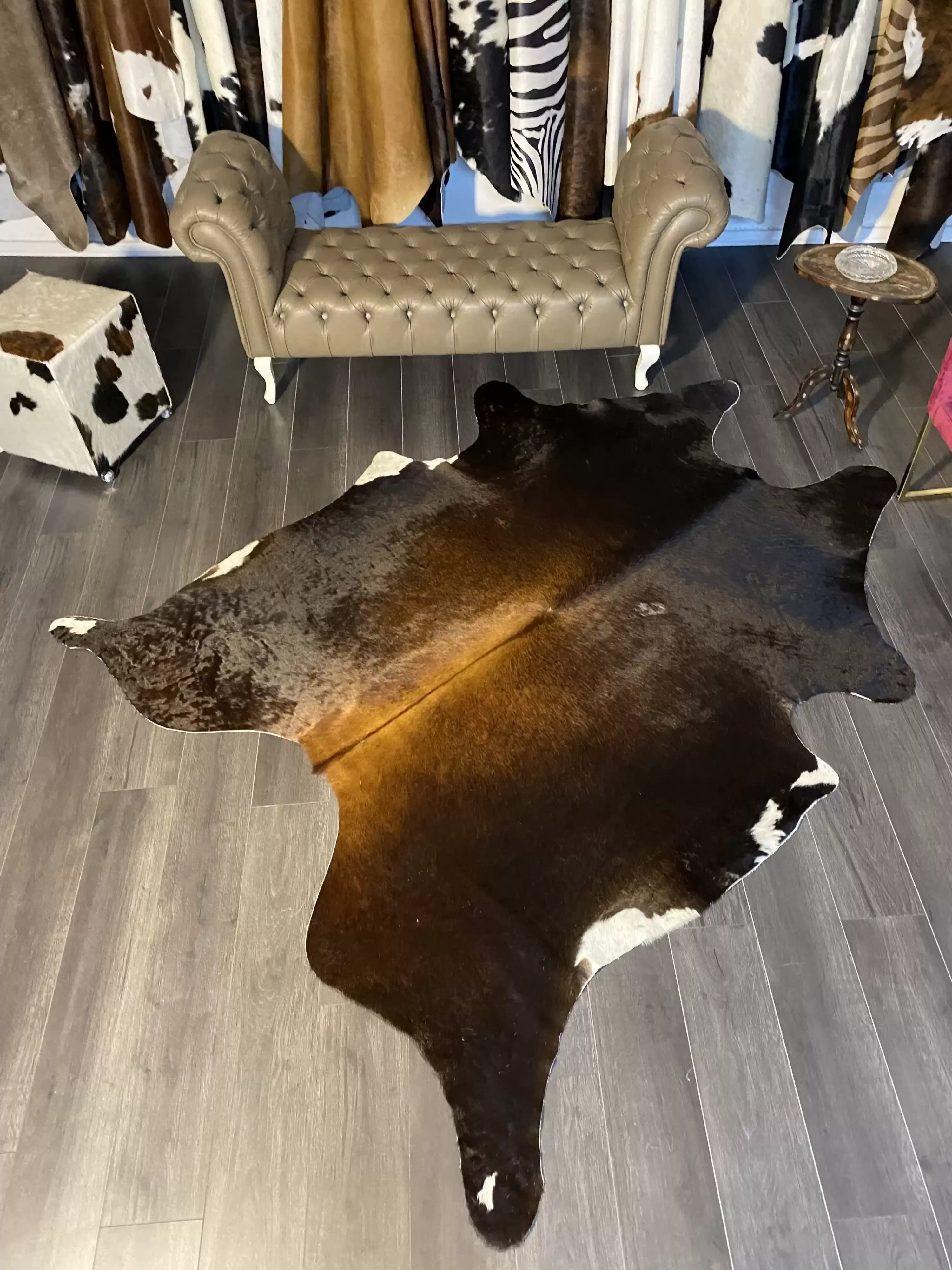 HAKİKİ DERİ DANA POSTU MIX KAHVE 200 x 245 - 1001000153