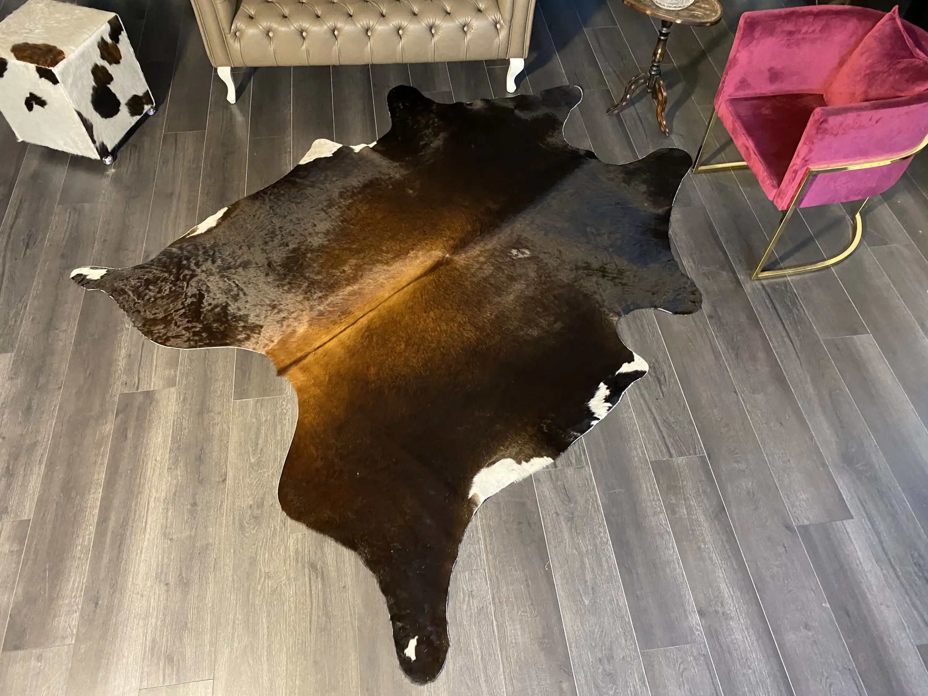 HAKİKİ DERİ DANA POSTU MIX KAHVE 200 x 245 - 1001000153