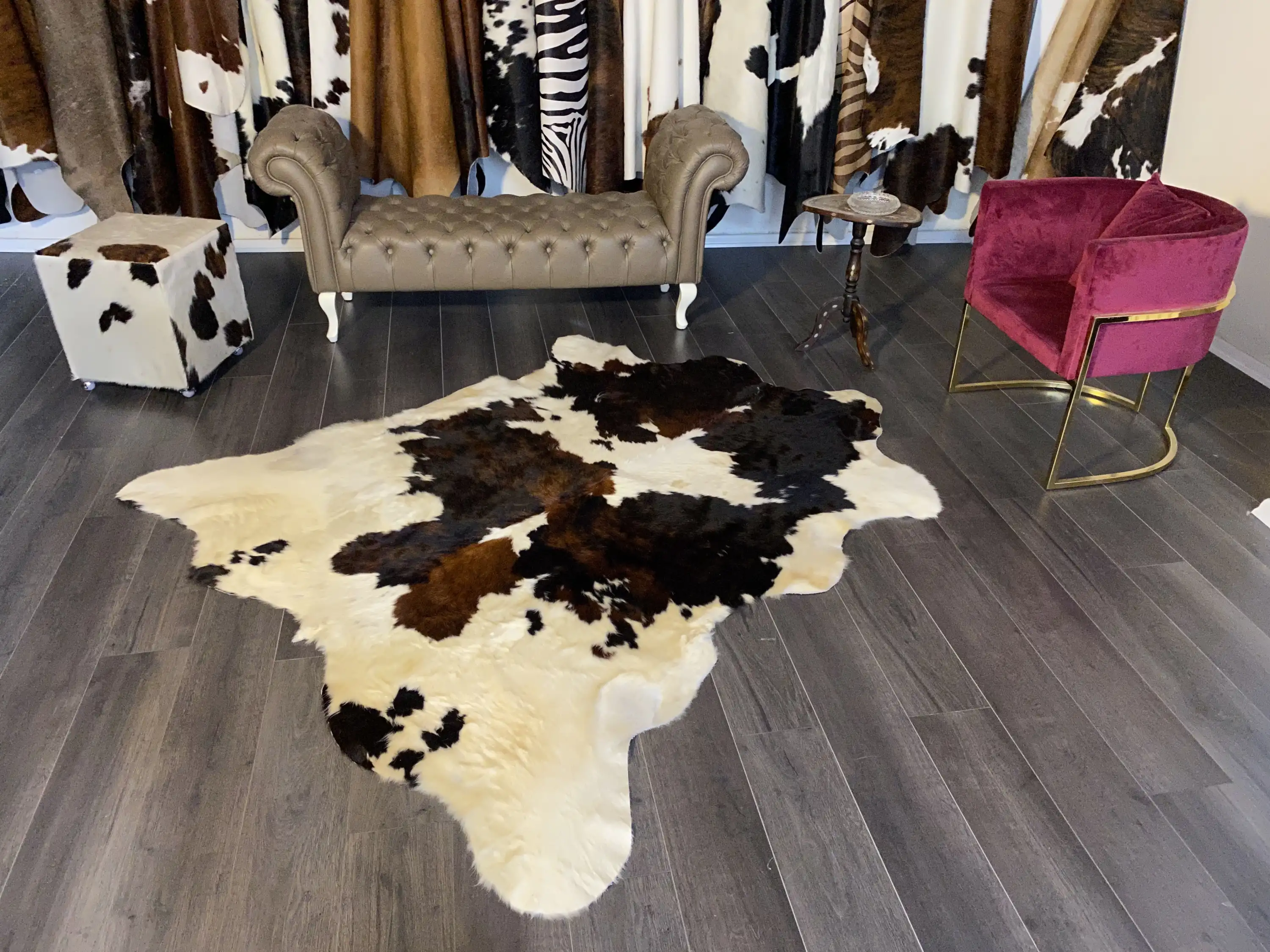 HAKİKİ DERİ DANA POSTU ÜÇ RENK 190 x 215 - 0901000082