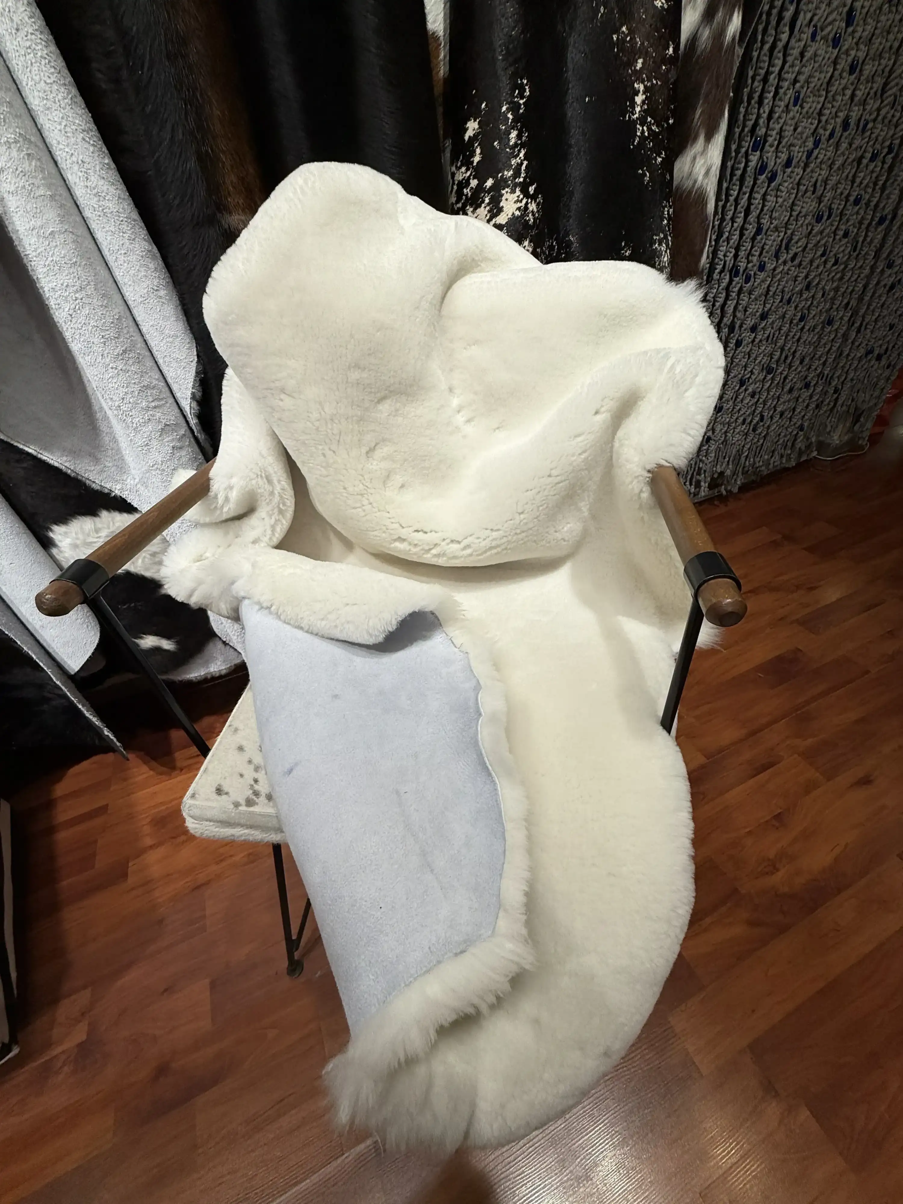 HAKİKİ KOYUN KÜRKÜ POST