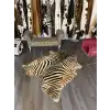 HAKİKİ DERİ DANA POSTU KAHVE ZEBRA 170 x 205 - 1101000046