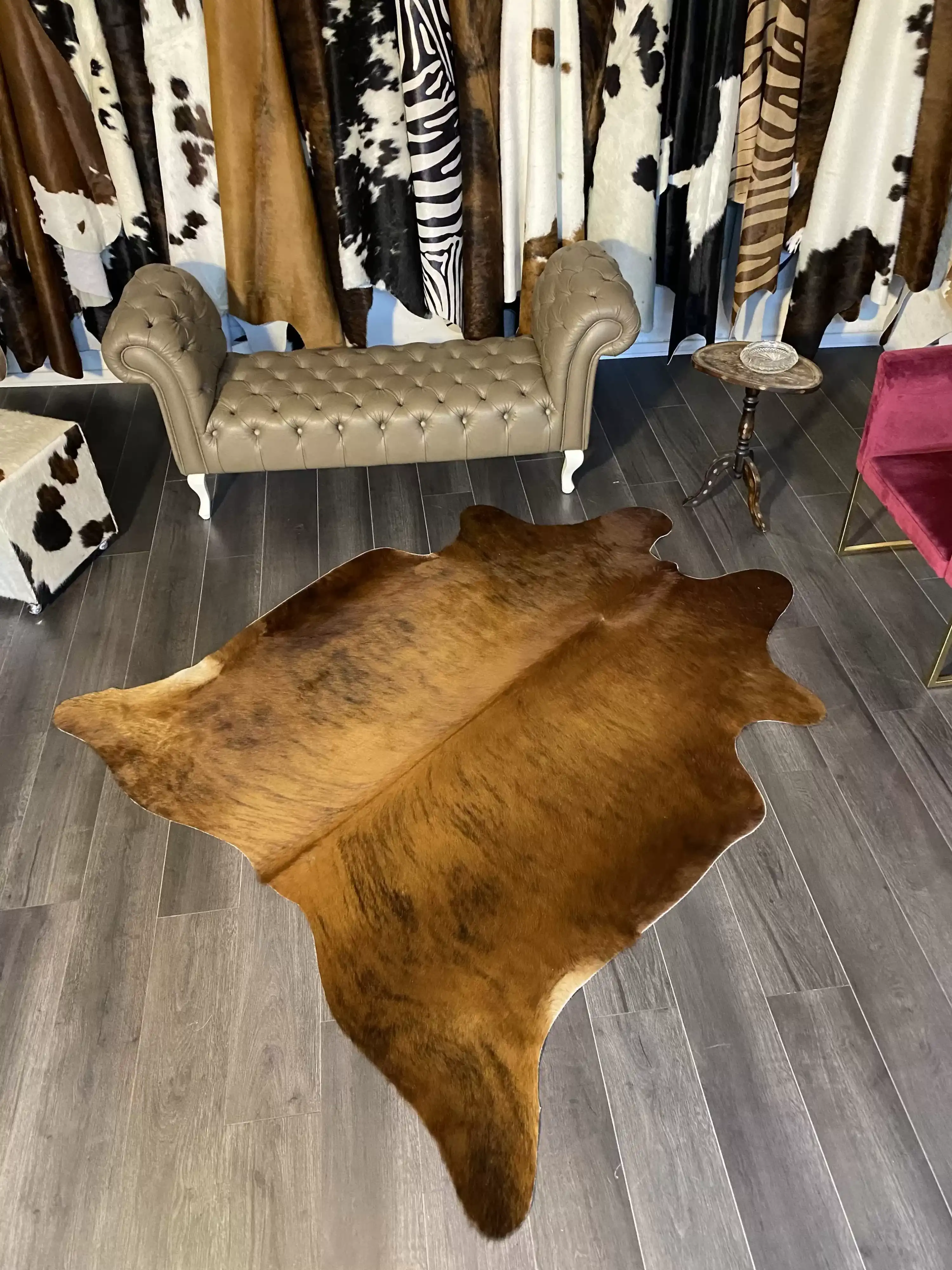 HAKİKİ DERİ DANA POSTU EGZOTİK 185 x 210 - 0401000115