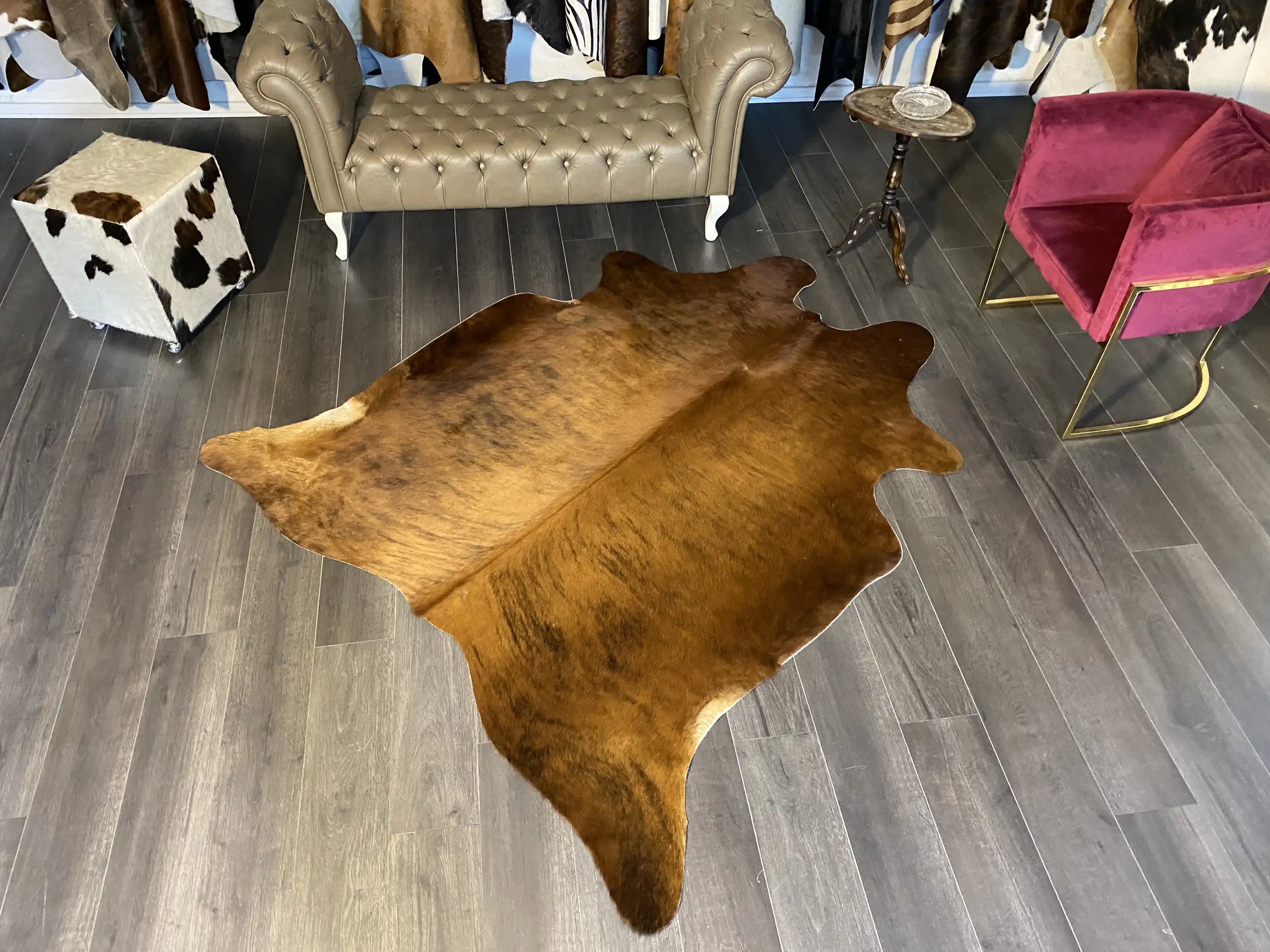 HAKİKİ DERİ DANA POSTU EGZOTİK 185 x 210 - 0401000115