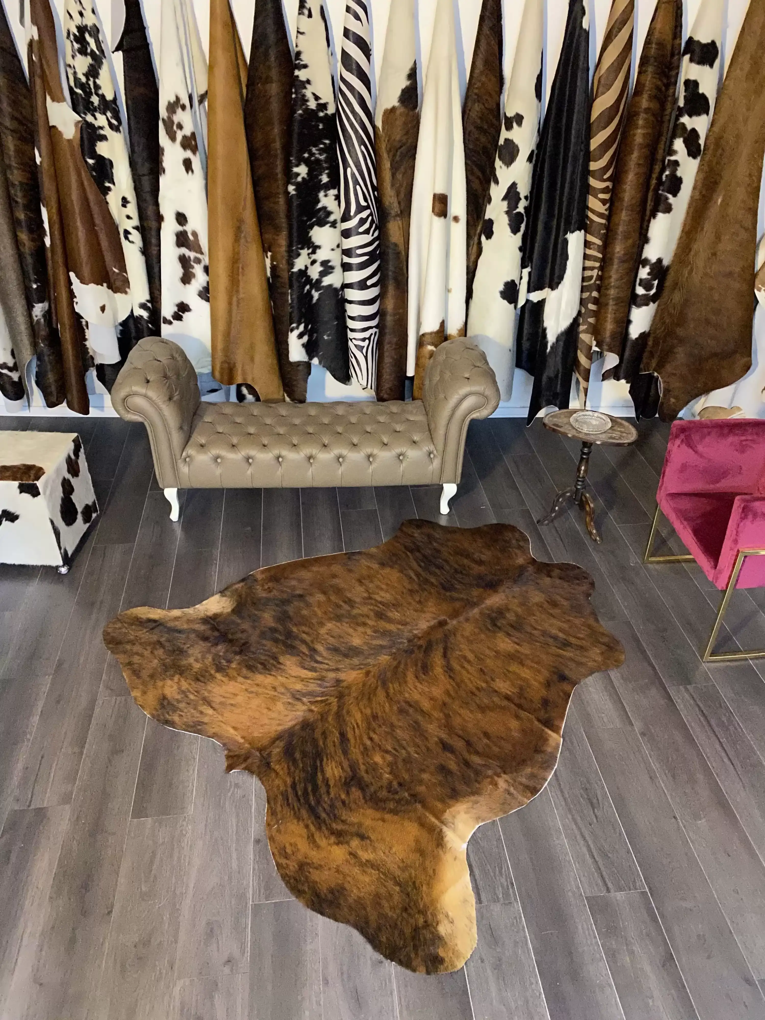 HAKİKİ DERİ DANA POSTU EGZOTİK 190 x 190 - 0401000033