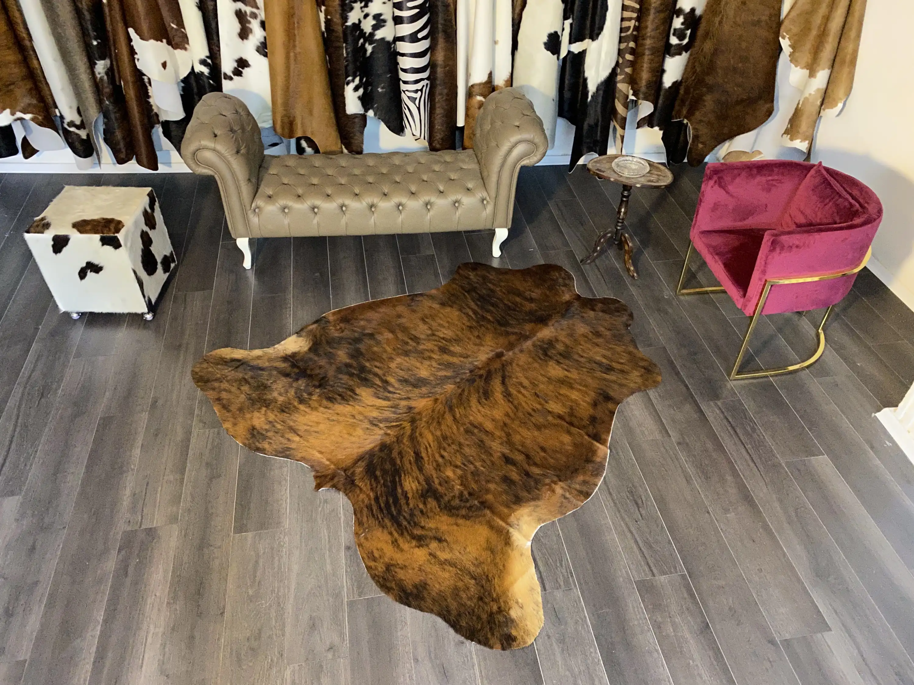 HAKİKİ DERİ DANA POSTU EGZOTİK 190 x 190 - 0401000033