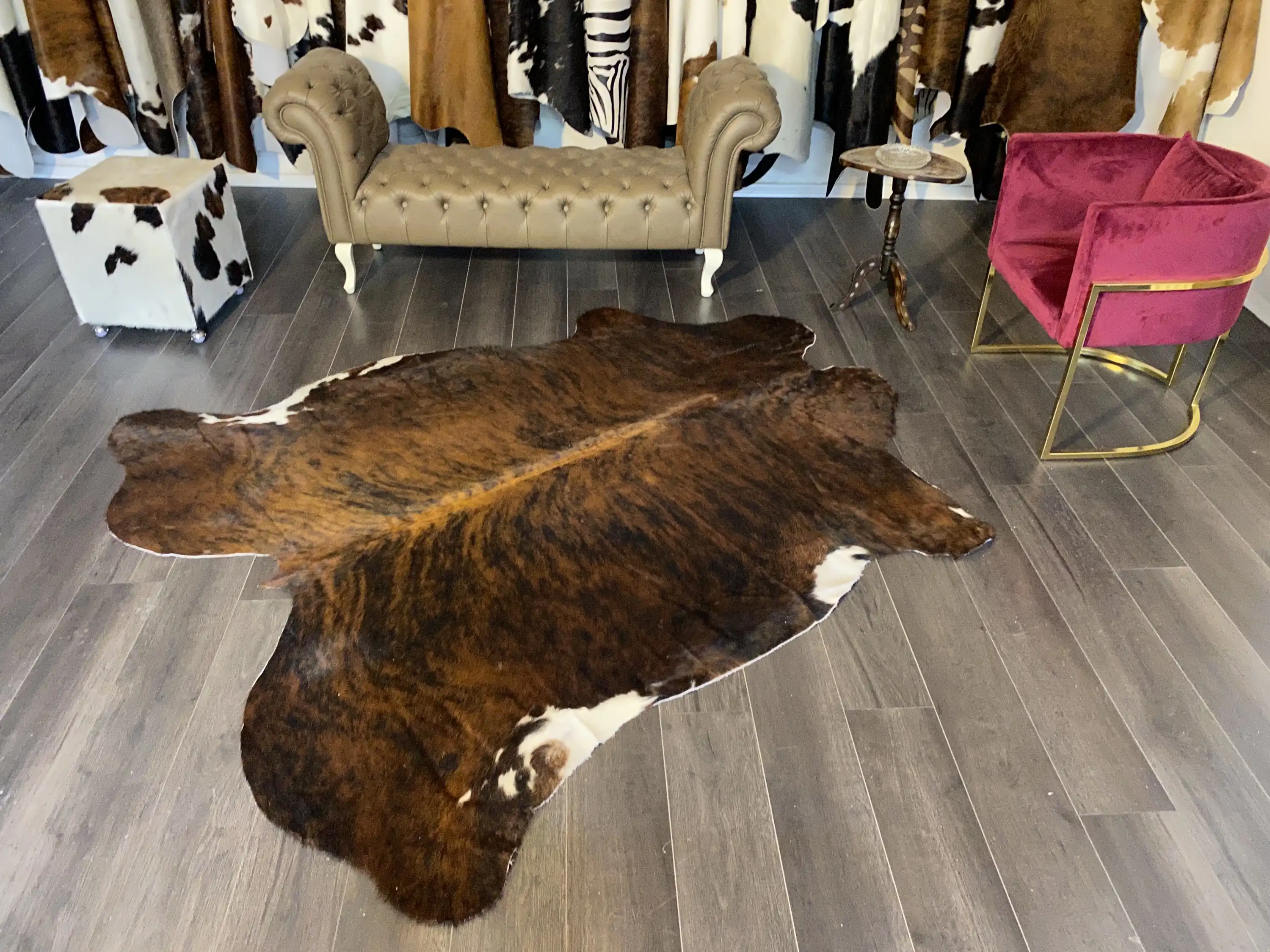 HAKİKİ DERİ DANA POSTU EGZOTİK 195 x 215 - 0401000040