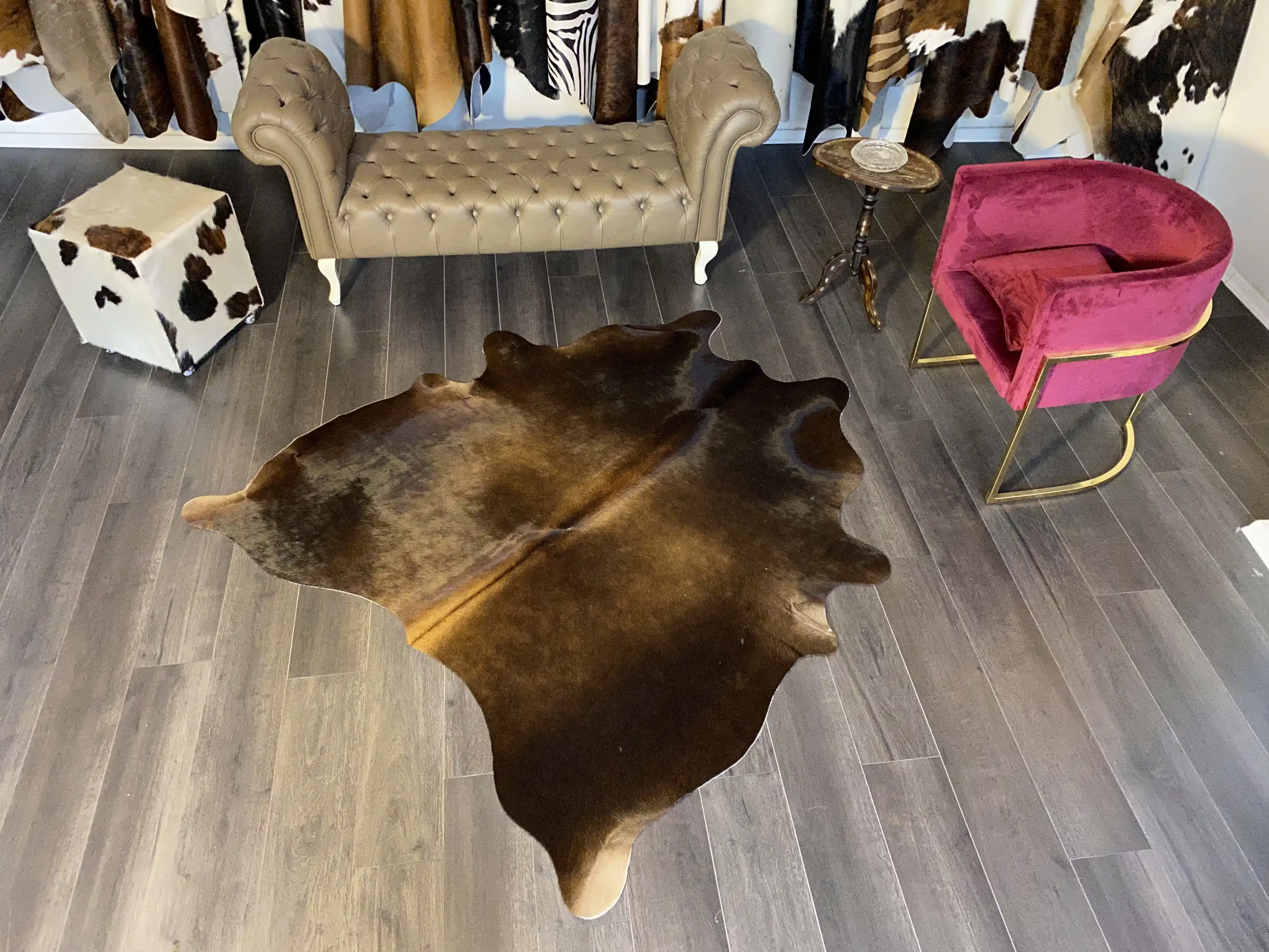 HAKİKİ DERİ DANA POSTU KAHVE 165 x 190 - 0201000150