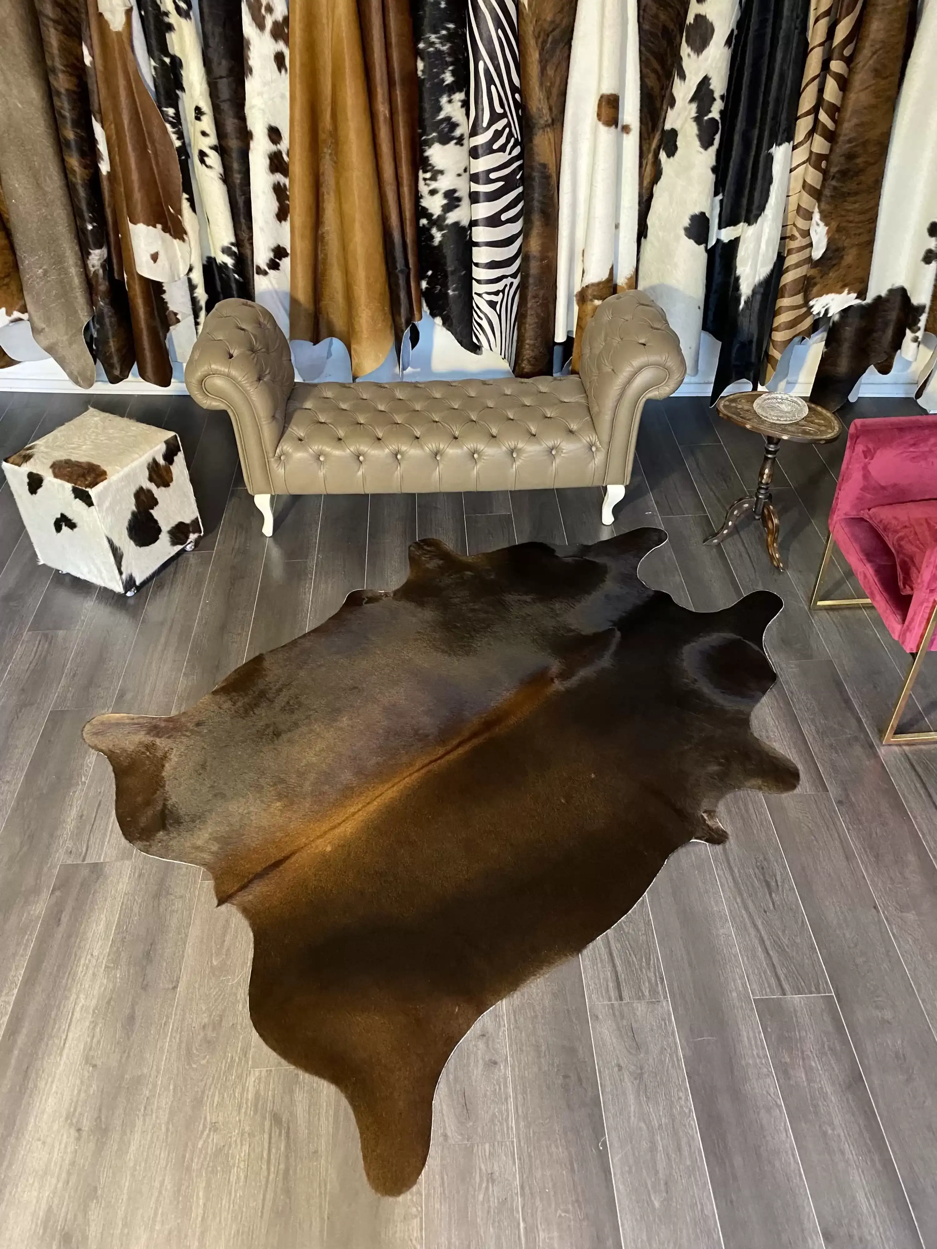 HAKİKİ DERİ DANA POSTU KAHVE 165 x 225 - 0201000093