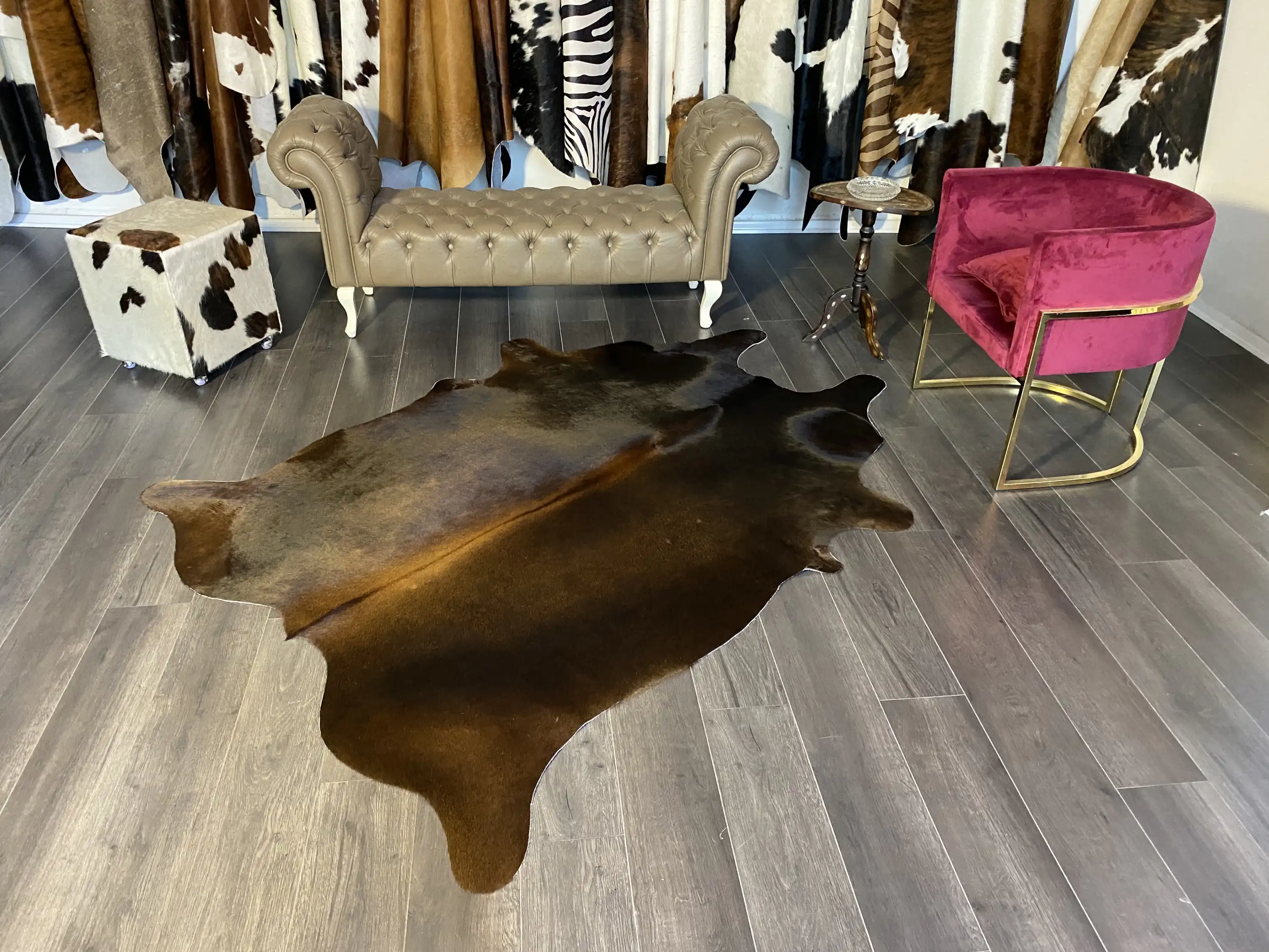 HAKİKİ DERİ DANA POSTU KAHVE 165 x 225 - 0201000093