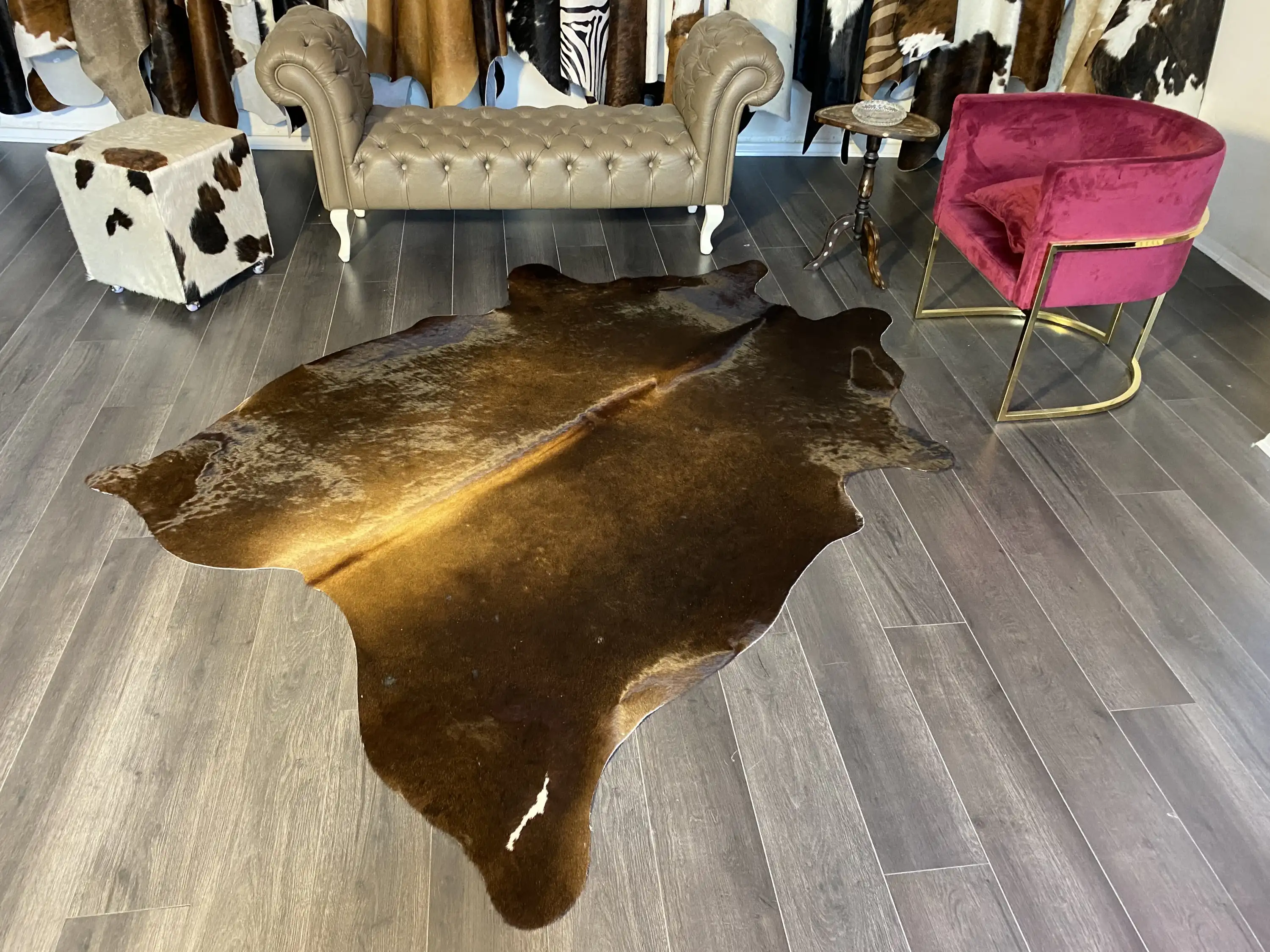 HAKİKİ DERİ DANA POSTU KAHVE 170 x 235 - 0201000089