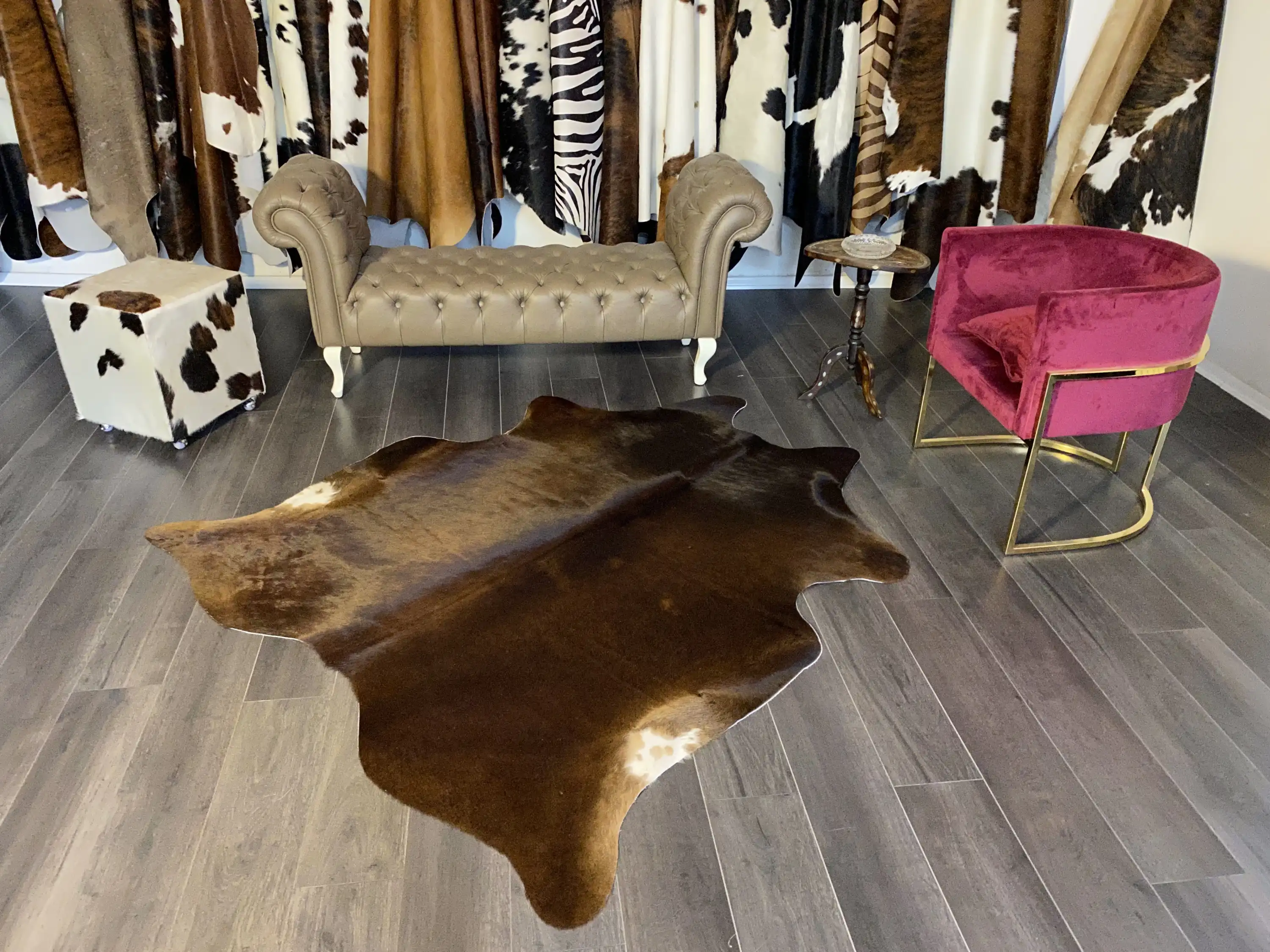 HAKİKİ DERİ DANA POSTU KAHVE 175 x 195 - 0201000071