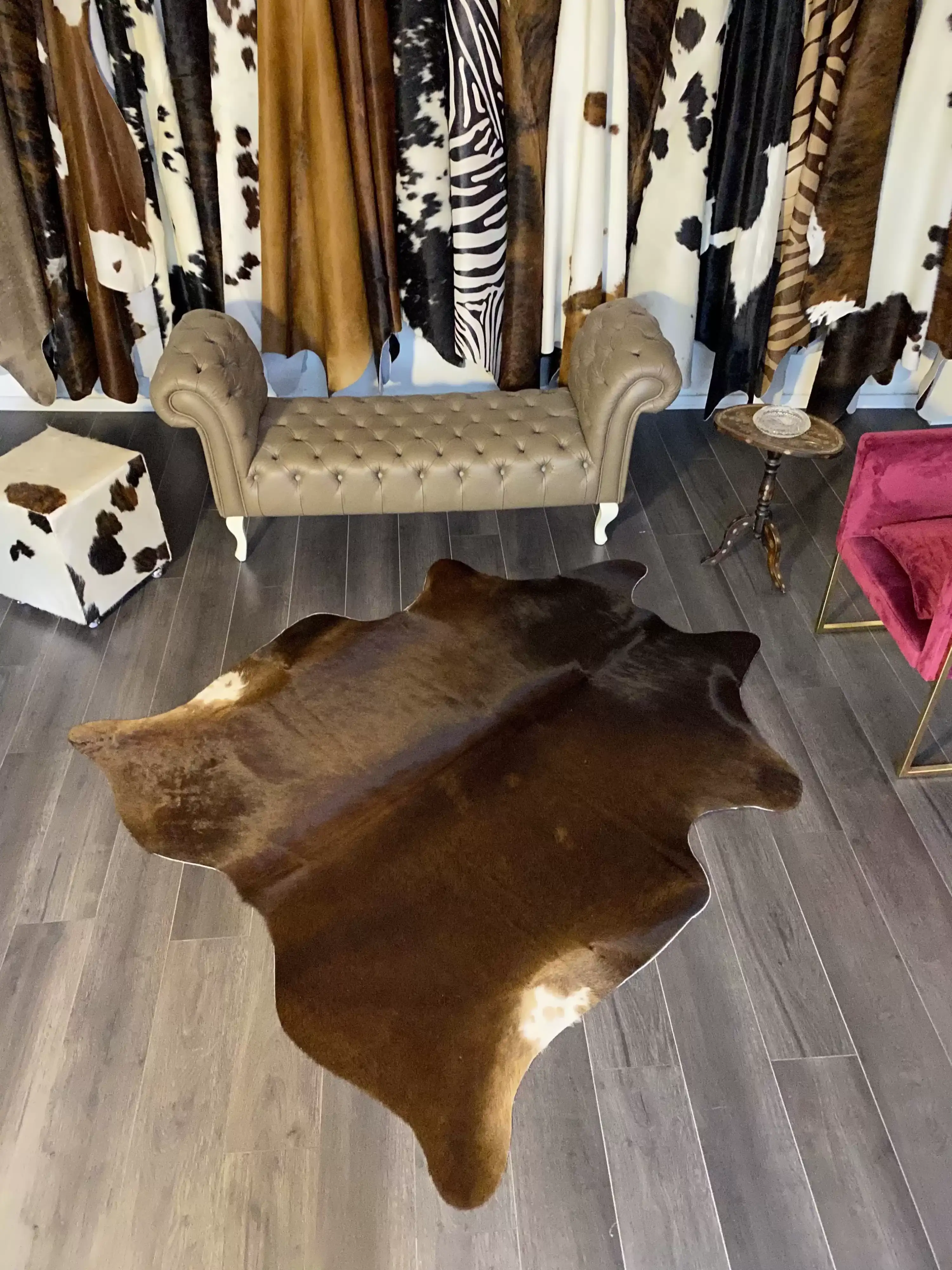 HAKİKİ DERİ DANA POSTU KAHVE 175 x 195 - 0201000071