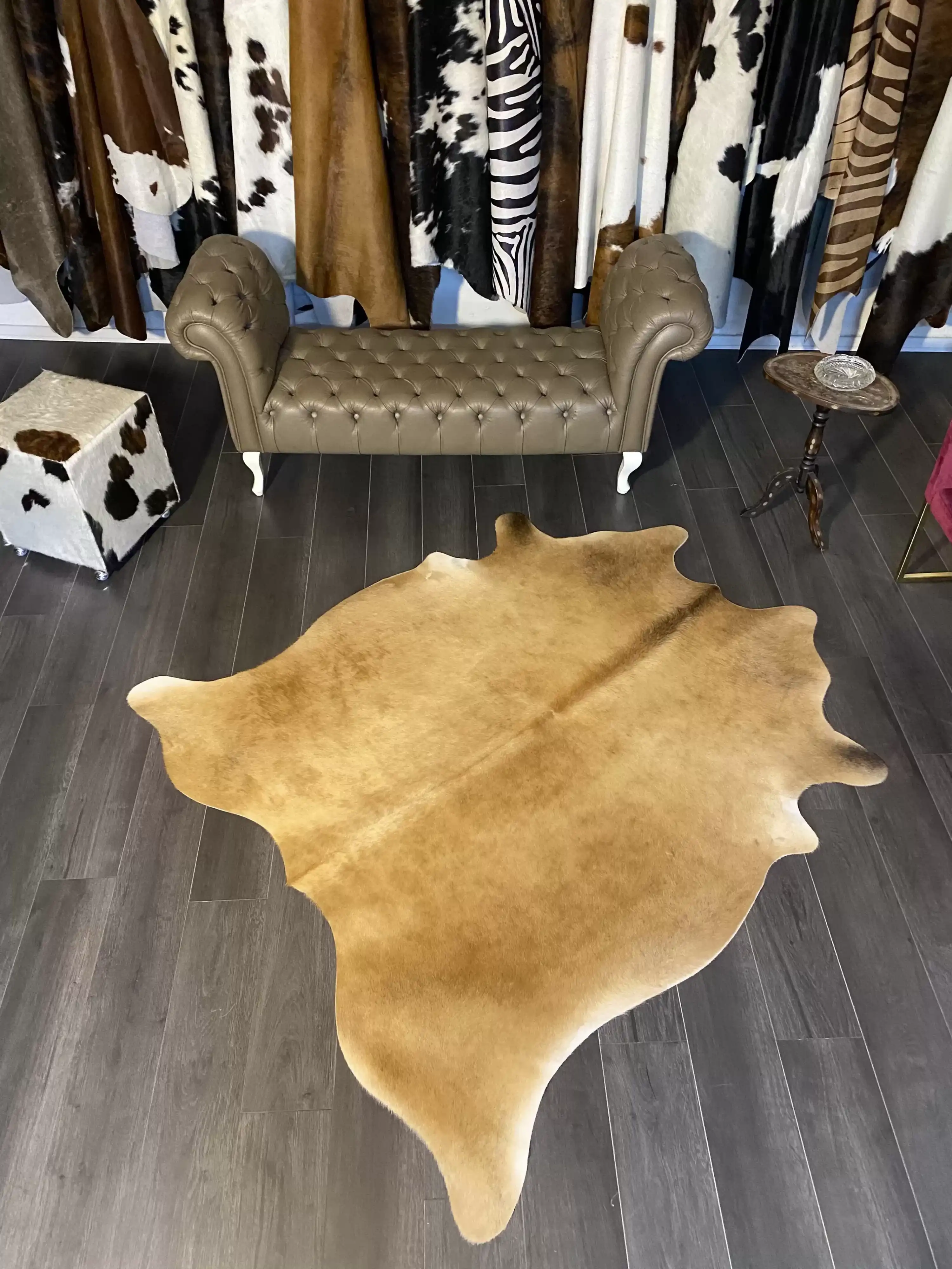 HAKİKİ DERİ DANA POSTU KAHVE 175 x 200 - 0201000046