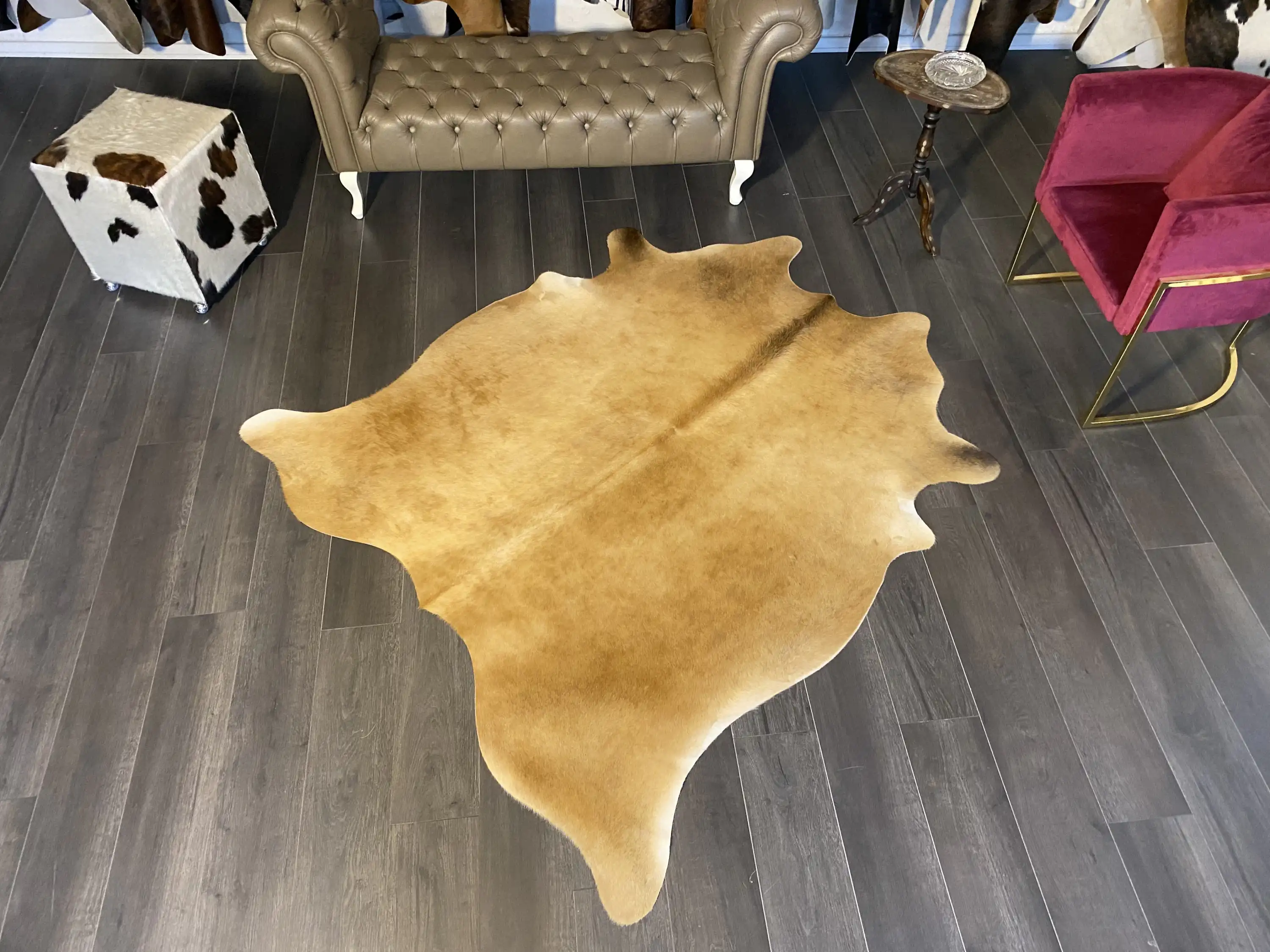 HAKİKİ DERİ DANA POSTU KAHVE 175 x 200 - 0201000046