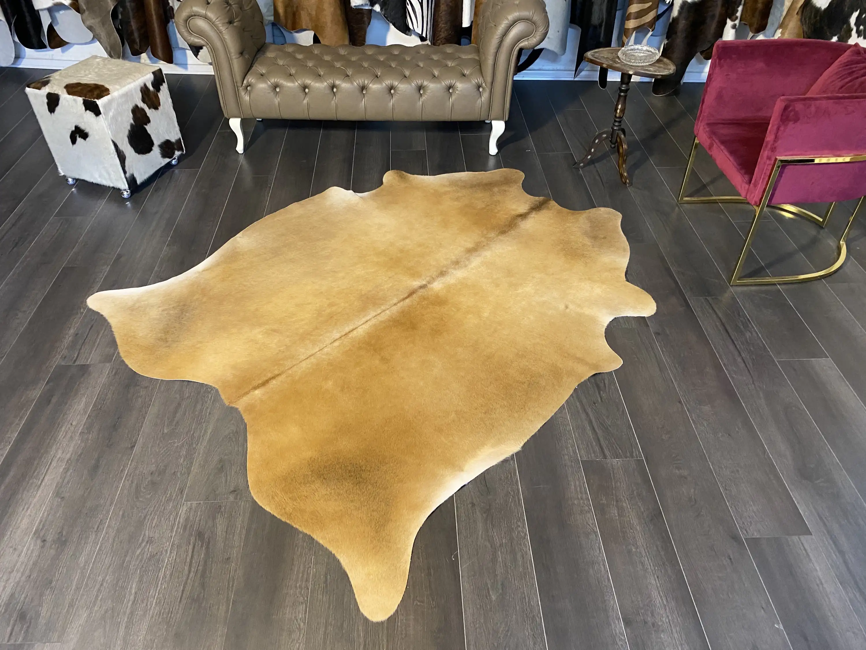 HAKİKİ DERİ DANA POSTU KAHVE 175 x 210 - 0201000043