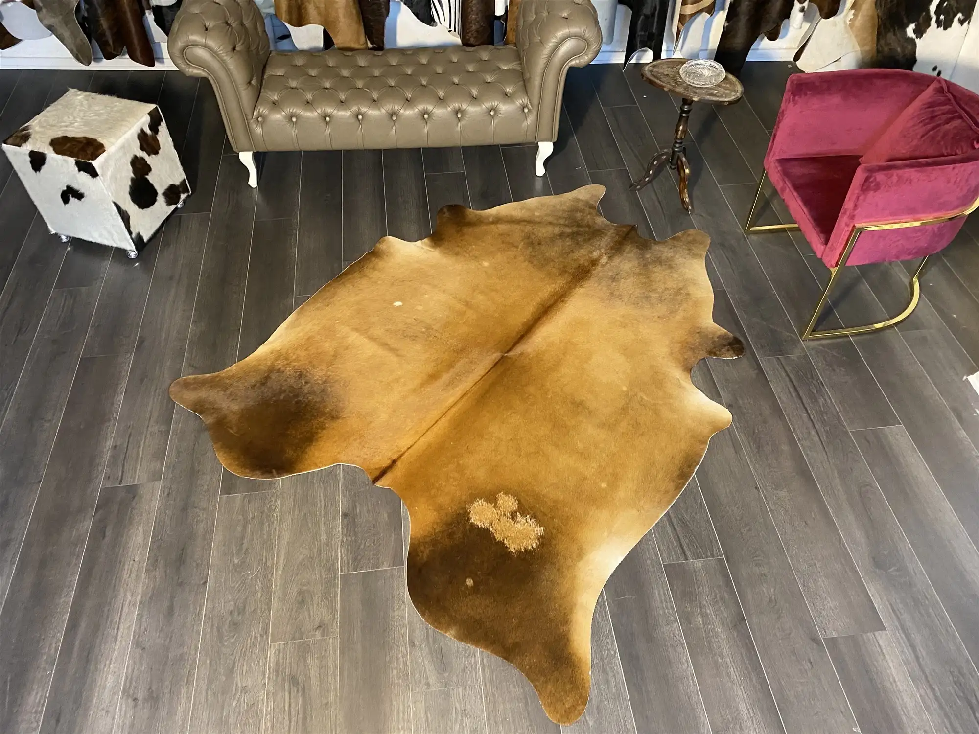 HAKİKİ DERİ DANA POSTU KAHVE 175 x 210 - 0201000069