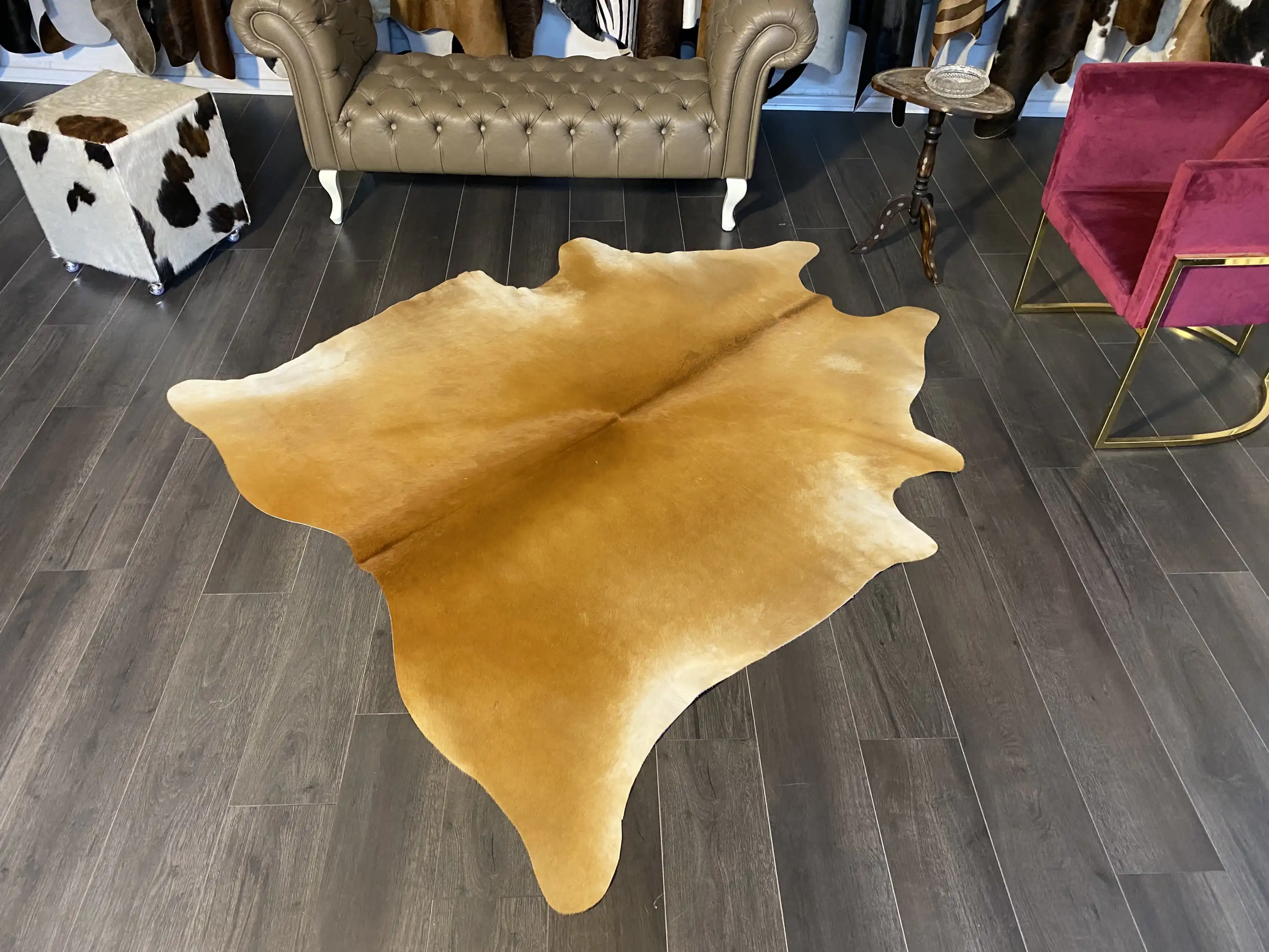 HAKİKİ DERİ DANA POSTU KAHVE 180 x 205 - 0201000045