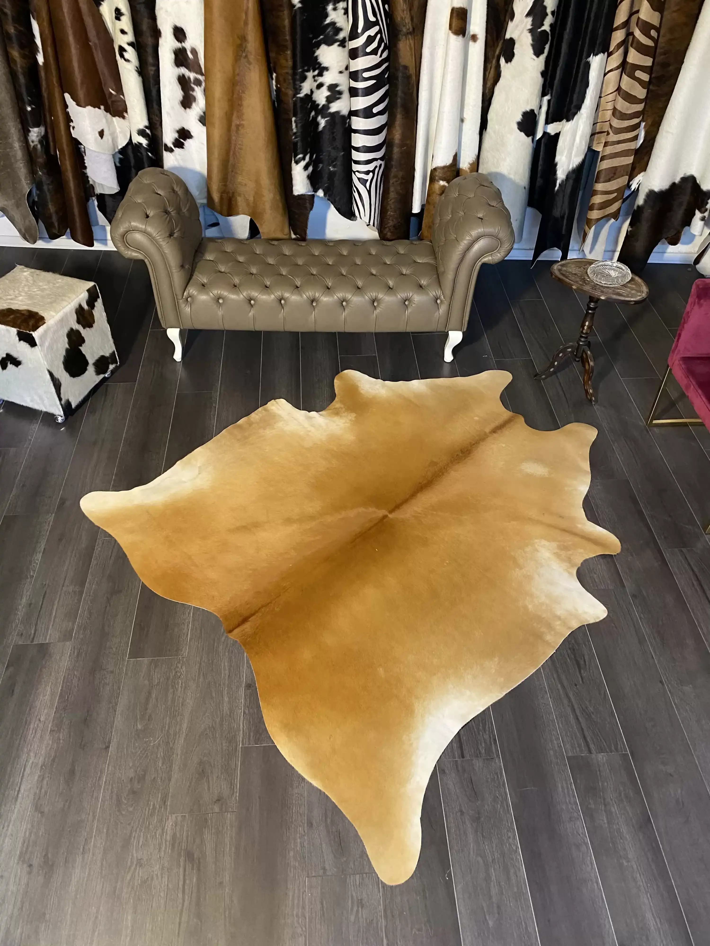 HAKİKİ DERİ DANA POSTU KAHVE 180 x 205 - 0201000045