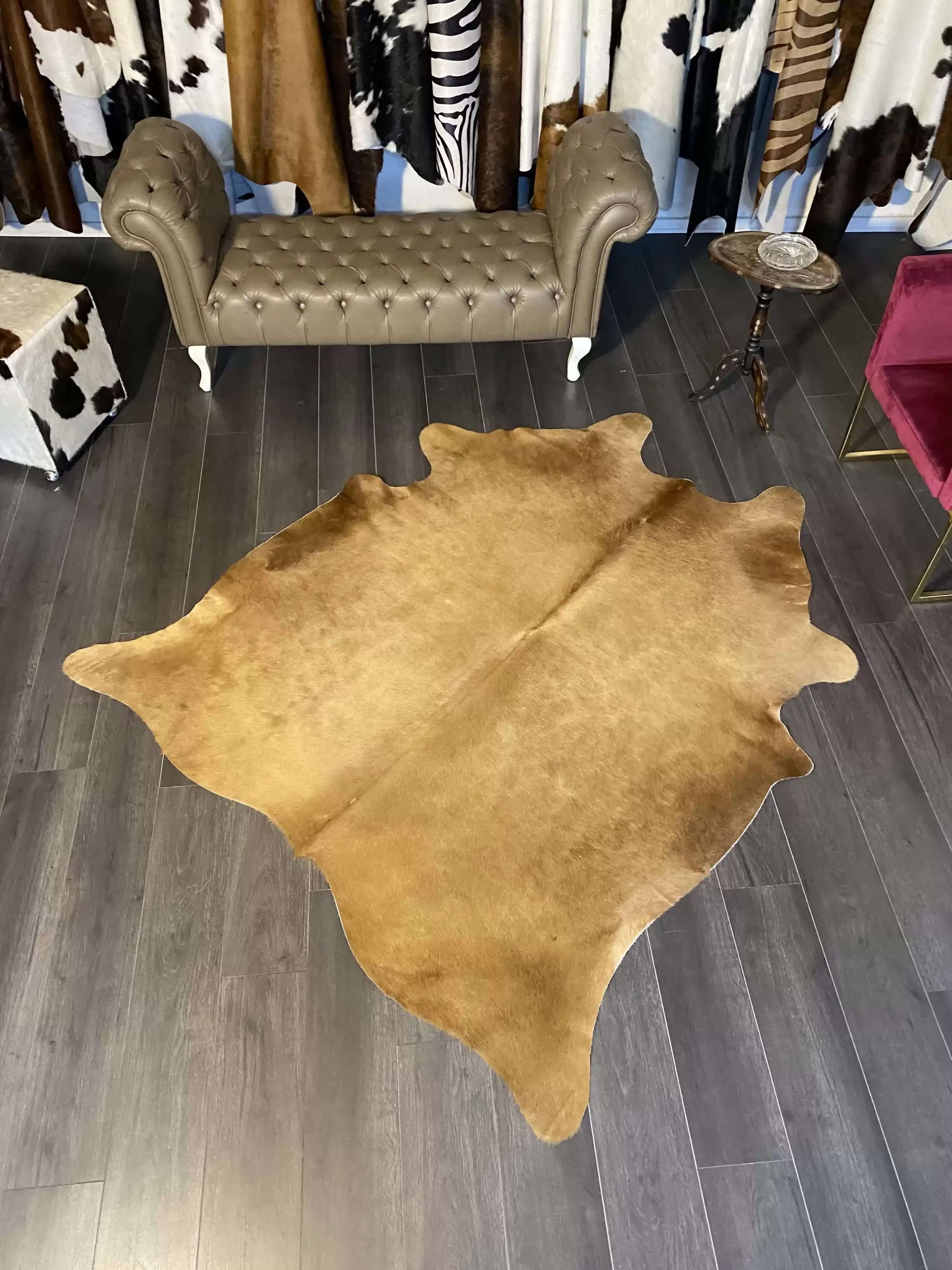 HAKİKİ DERİ DANA POSTU KAHVE 180 x 210 - 0201000049