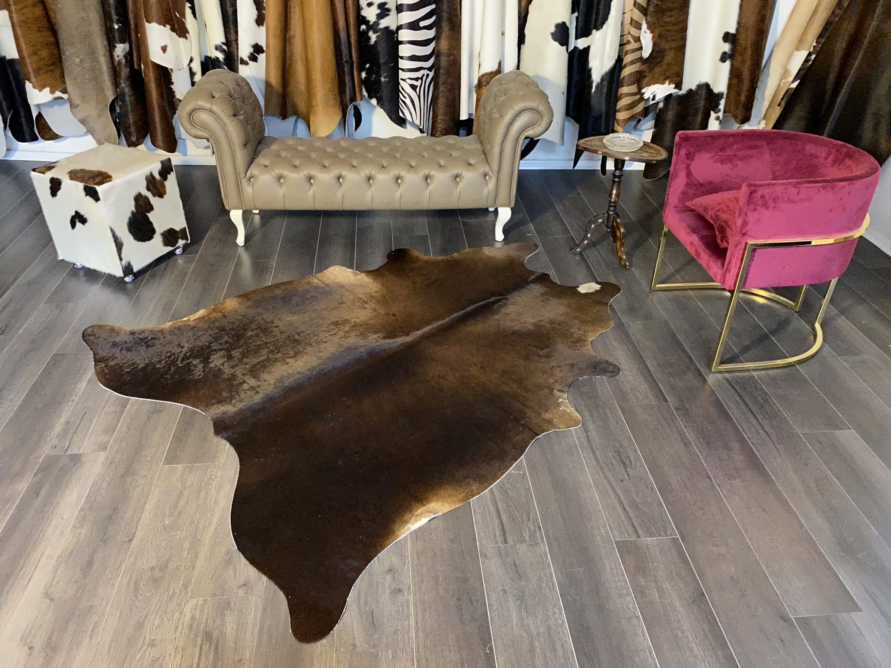 HAKİKİ DERİ DANA POSTU KAHVE 180 x 210 - 0201000135