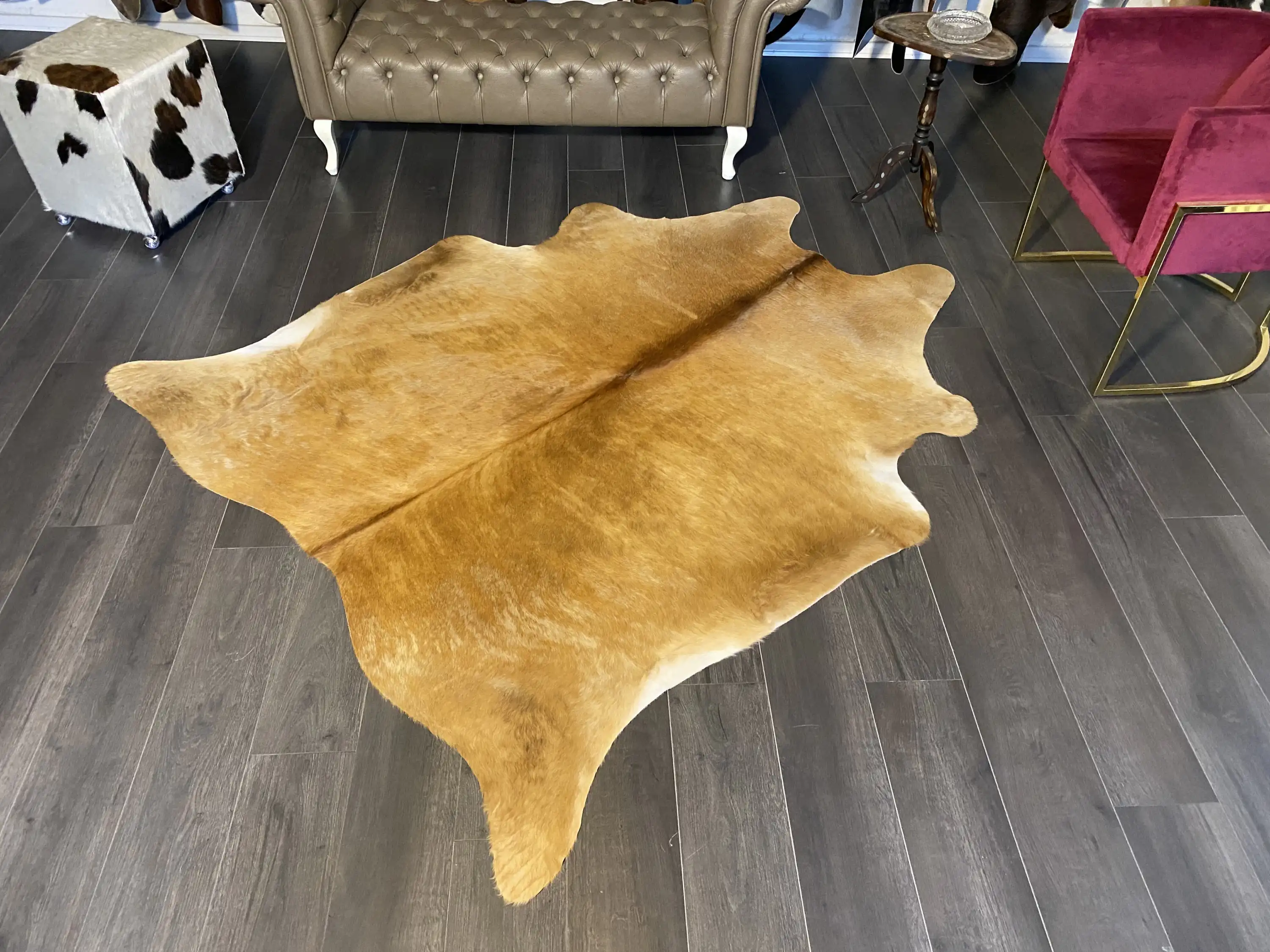 HAKİKİ DERİ DANA POSTU KAHVE 180 x 215 - 0201000053