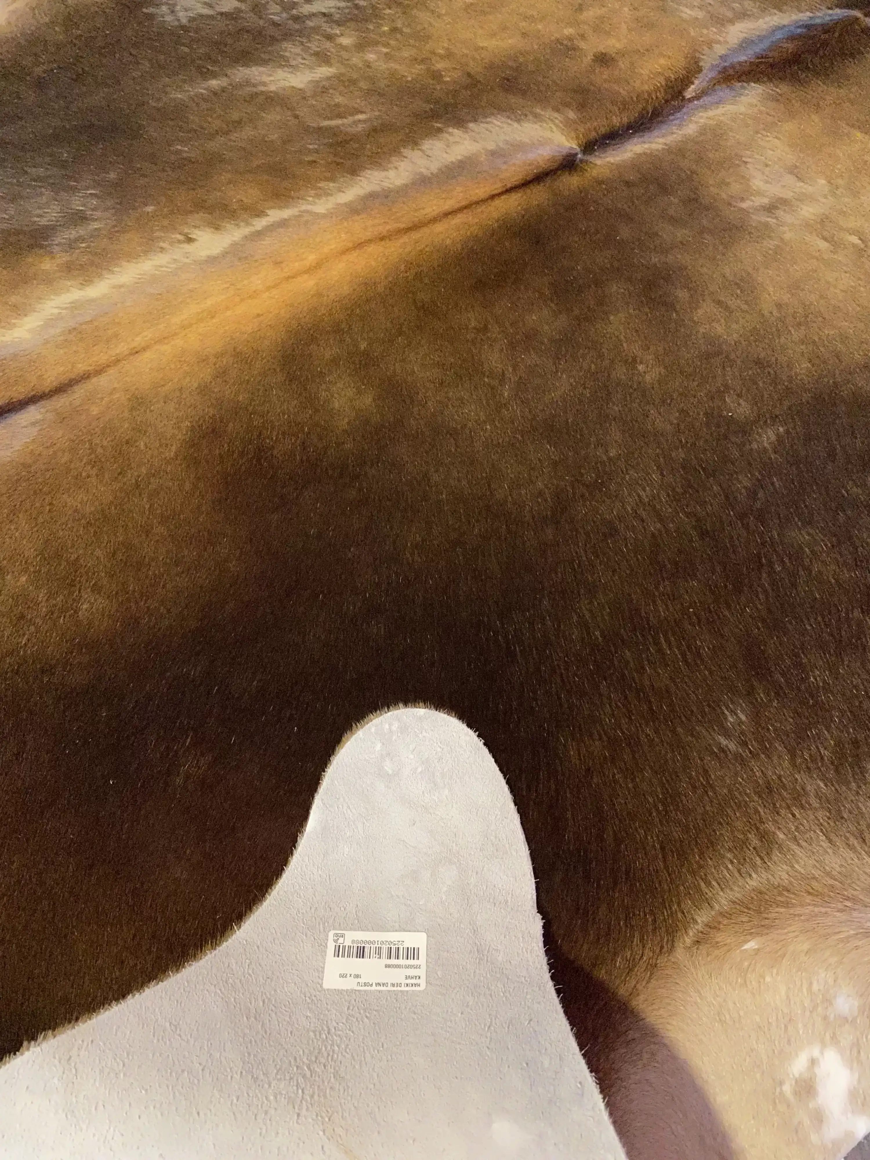 HAKİKİ DERİ DANA POSTU KAHVE 180 x 220 - 0201000088