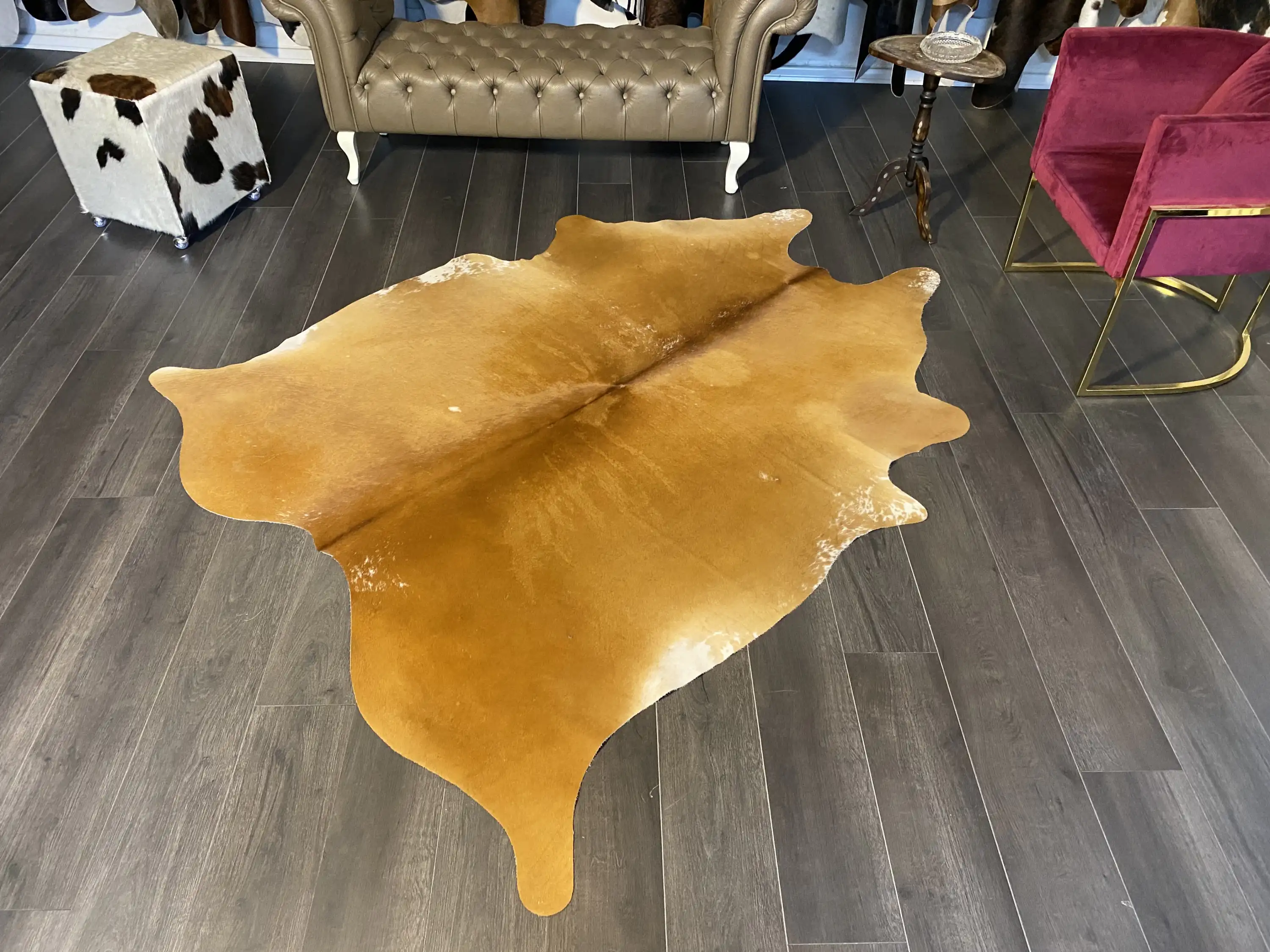 HAKİKİ DERİ DANA POSTU KAHVE 180 x 225 - 0201000044