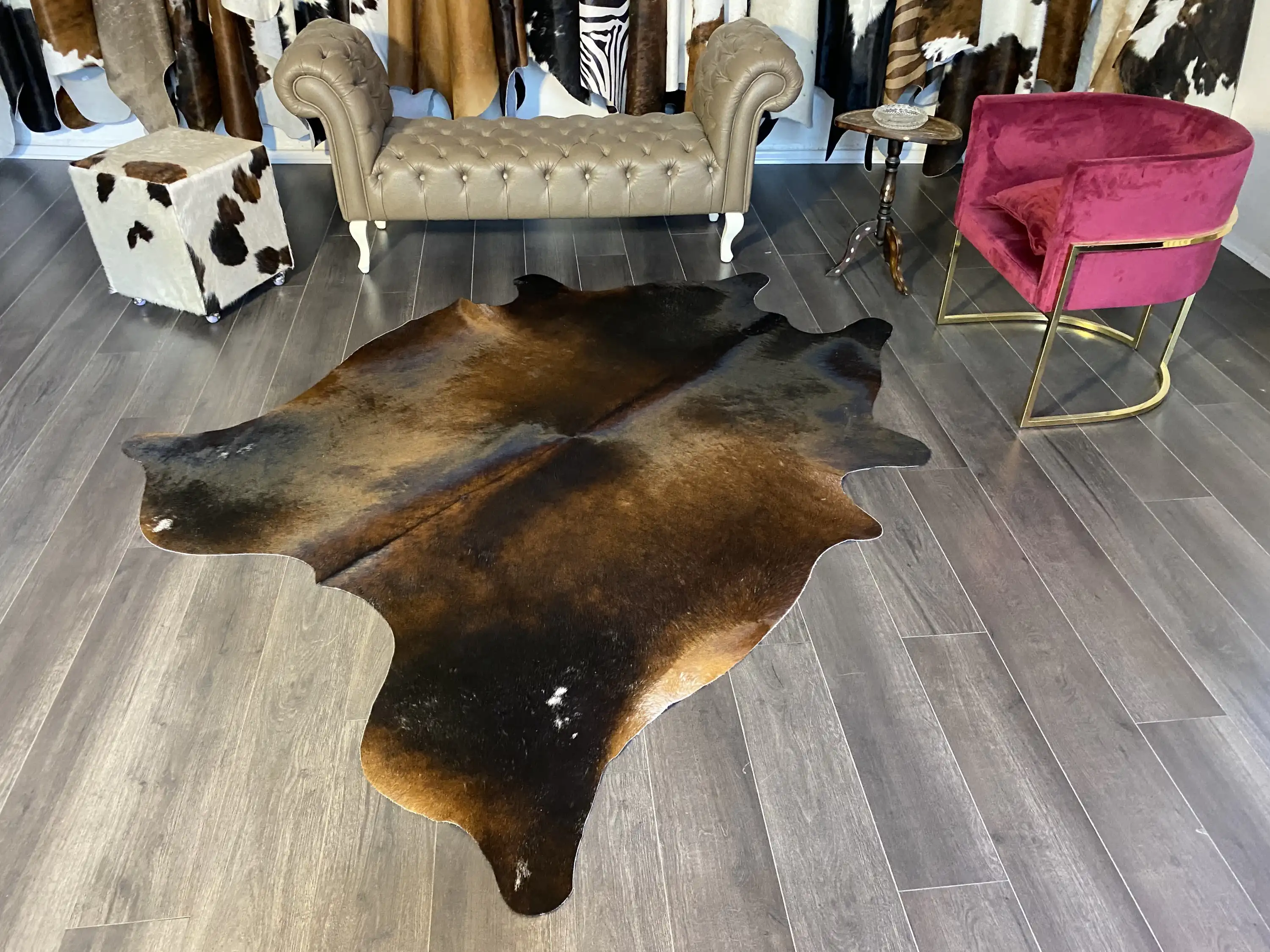 HAKİKİ DERİ DANA POSTU KAHVE 180 x 230 - 0201000091