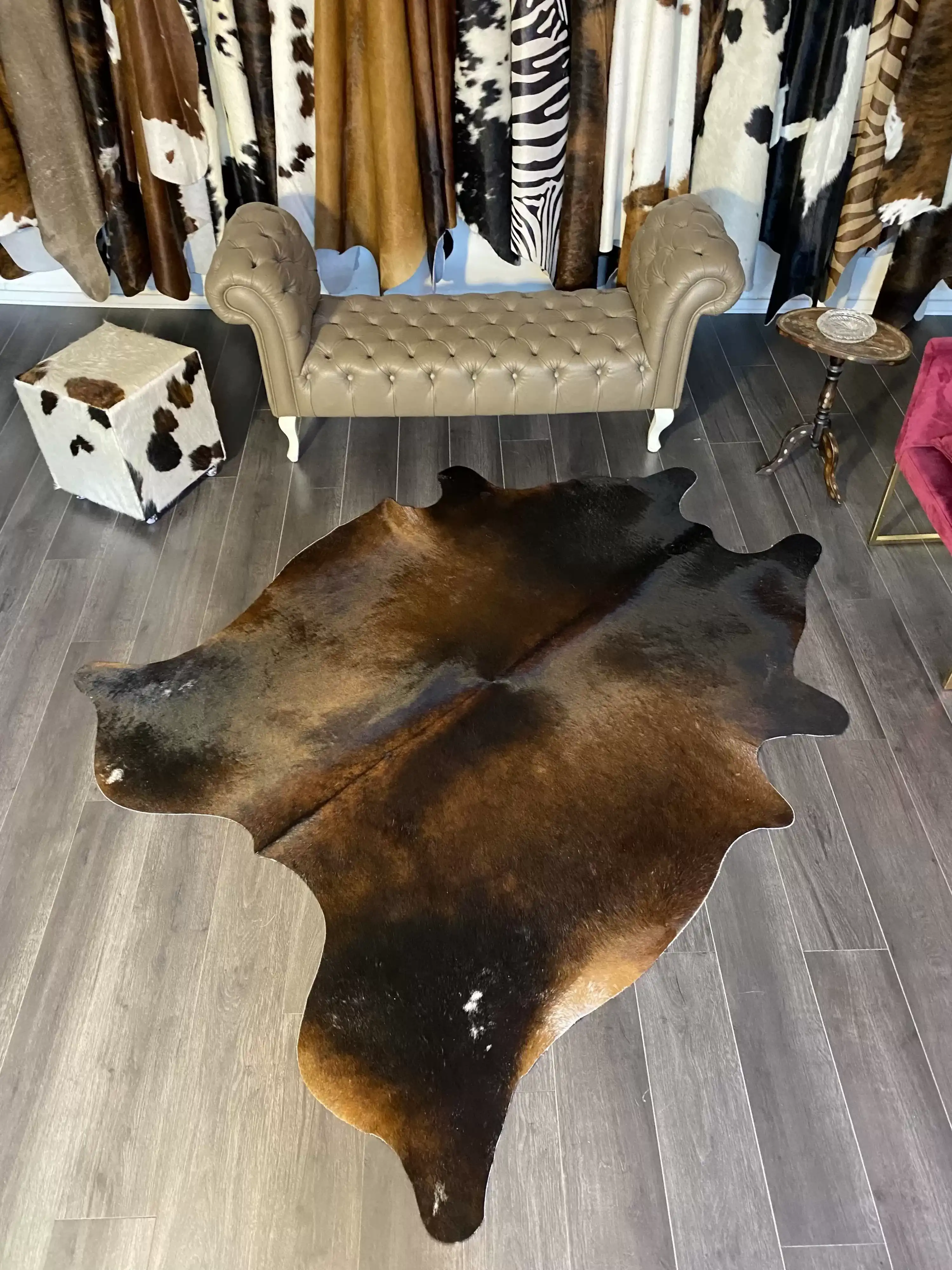 HAKİKİ DERİ DANA POSTU KAHVE 180 x 230 - 0201000091