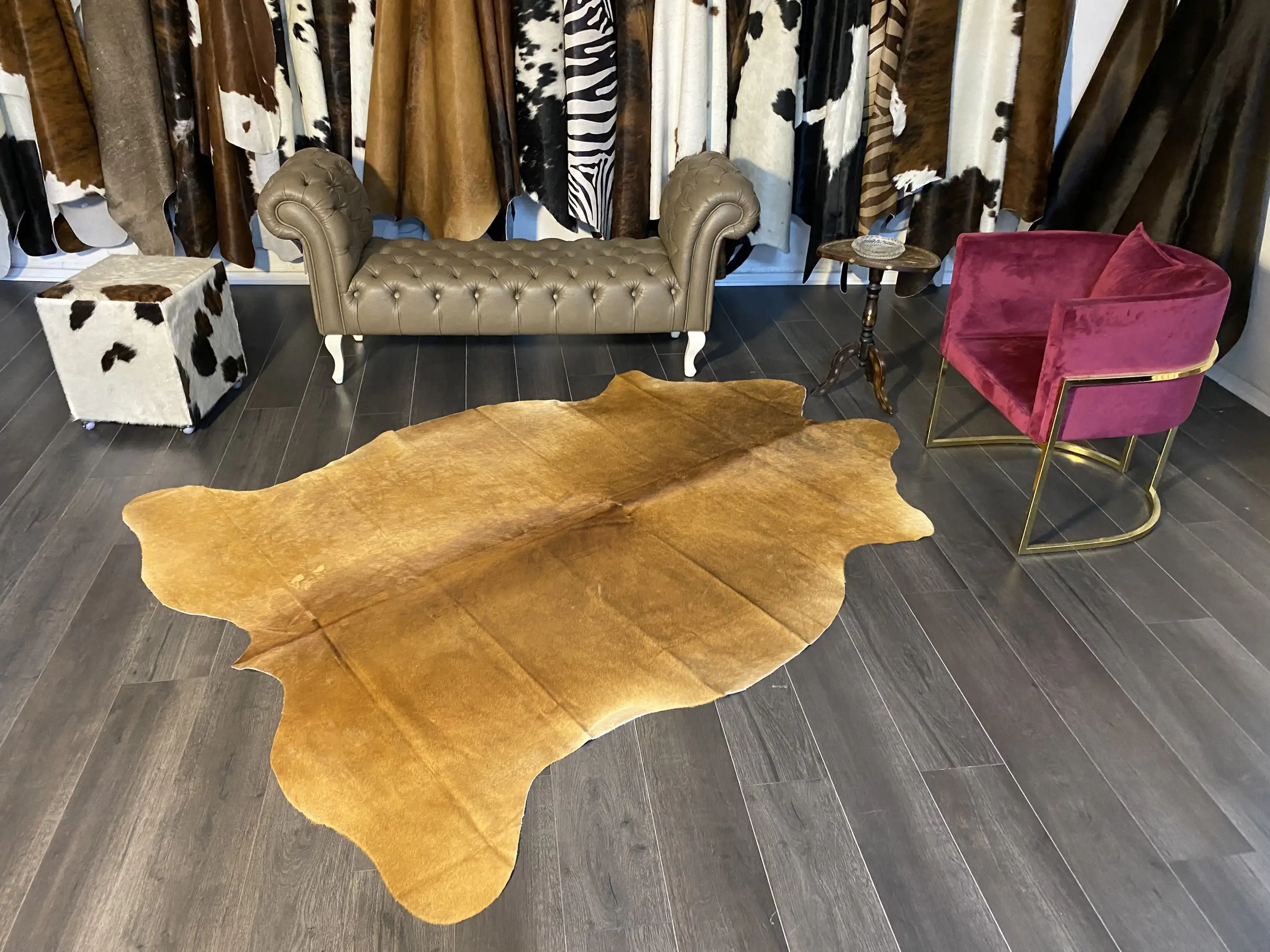 HAKİKİ DERİ DANA POSTU KAHVE 180 x 230 - 0201000165