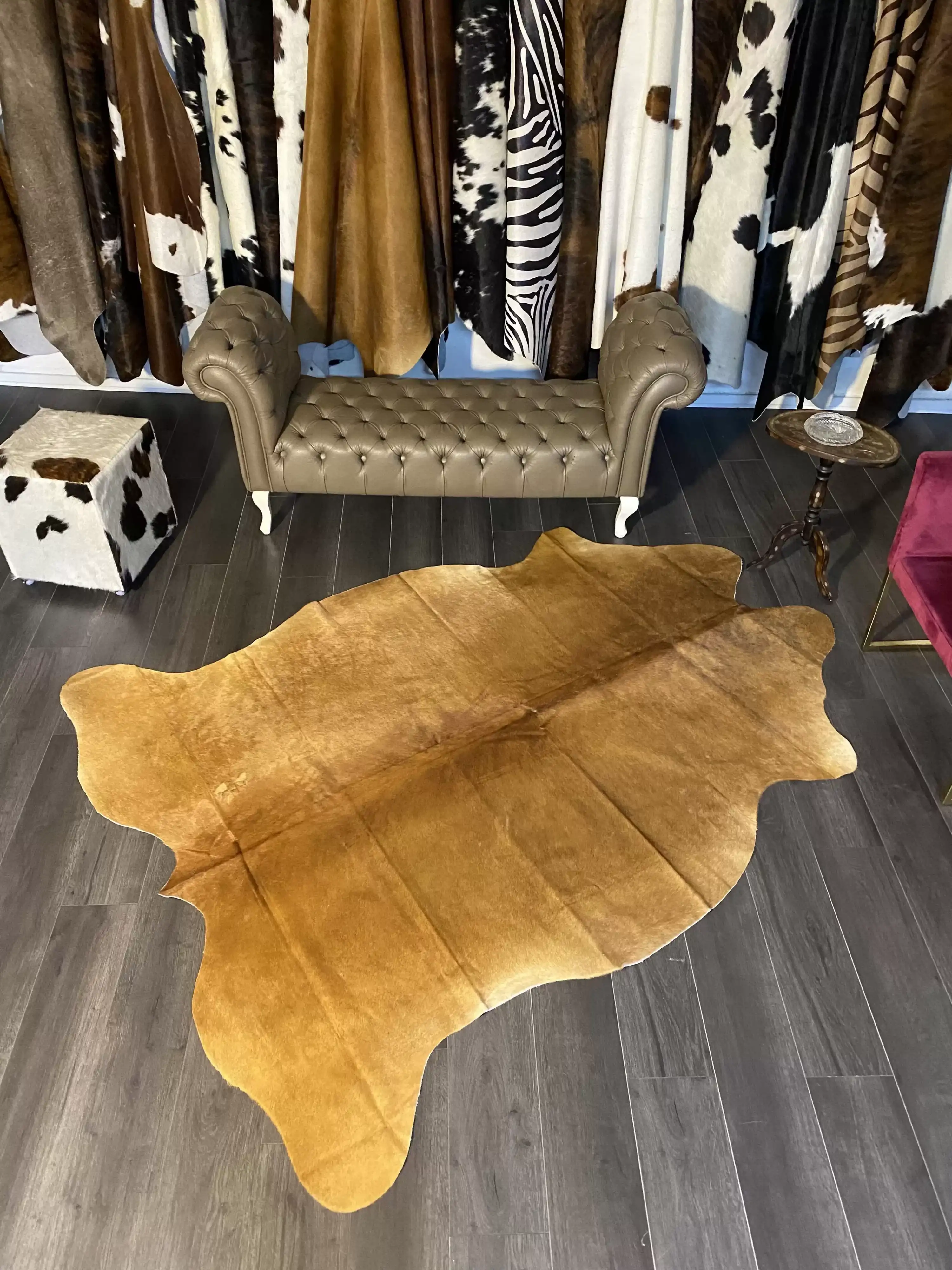 HAKİKİ DERİ DANA POSTU KAHVE 180 x 230 - 0201000165