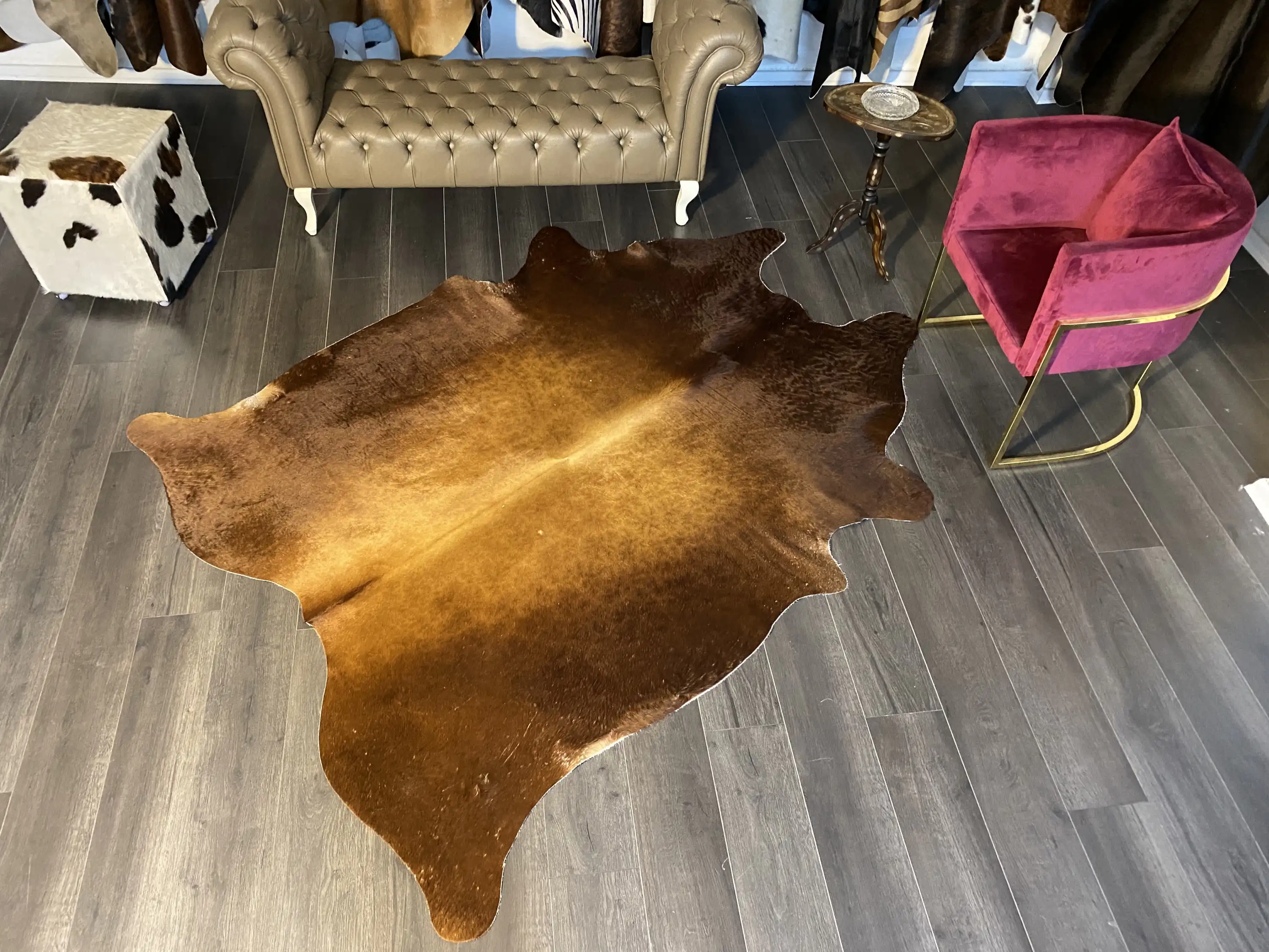 HAKİKİ DERİ DANA POSTU KAHVE 180 x 235 - 0201000171