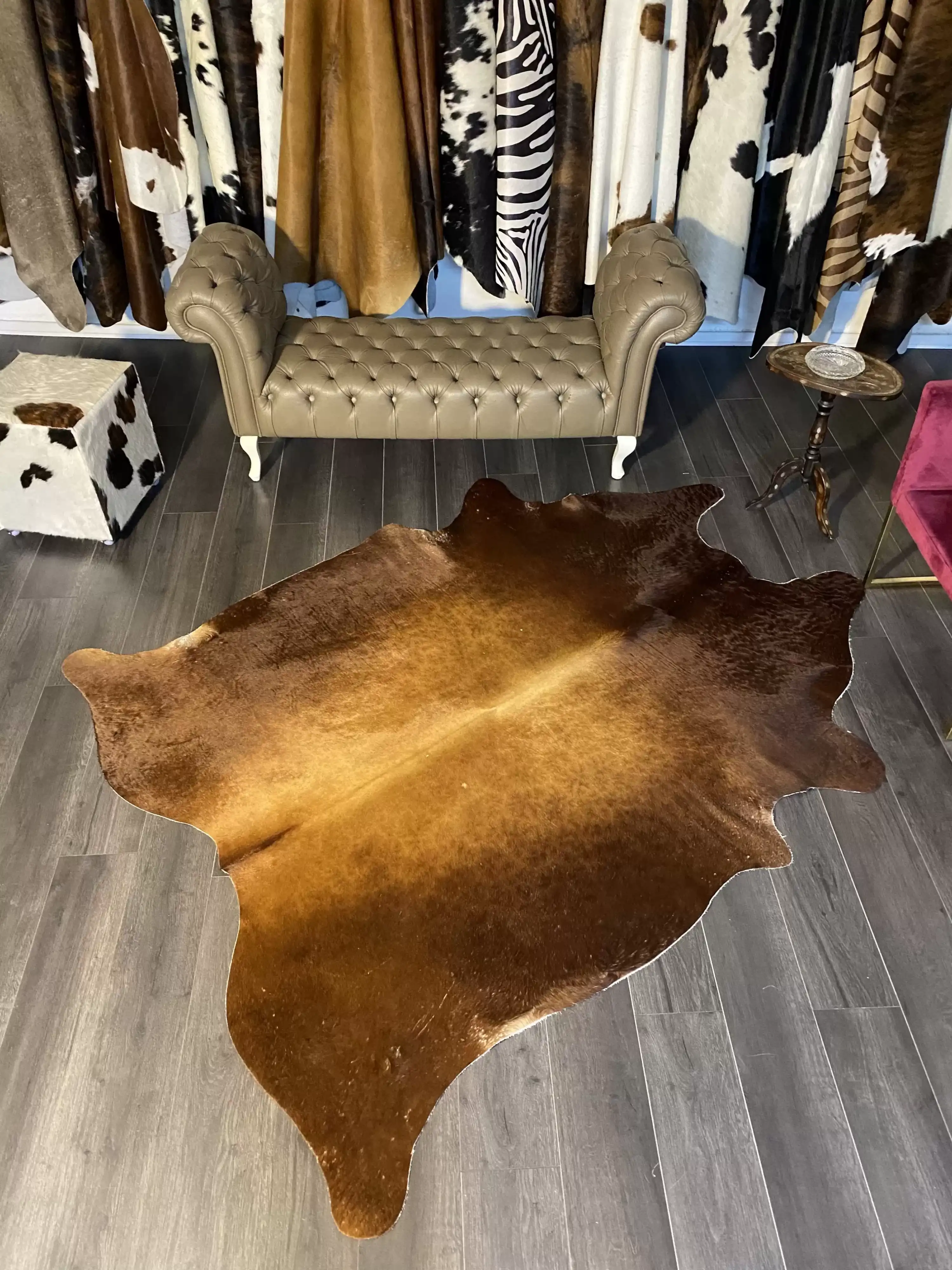 HAKİKİ DERİ DANA POSTU KAHVE 180 x 235 - 0201000171