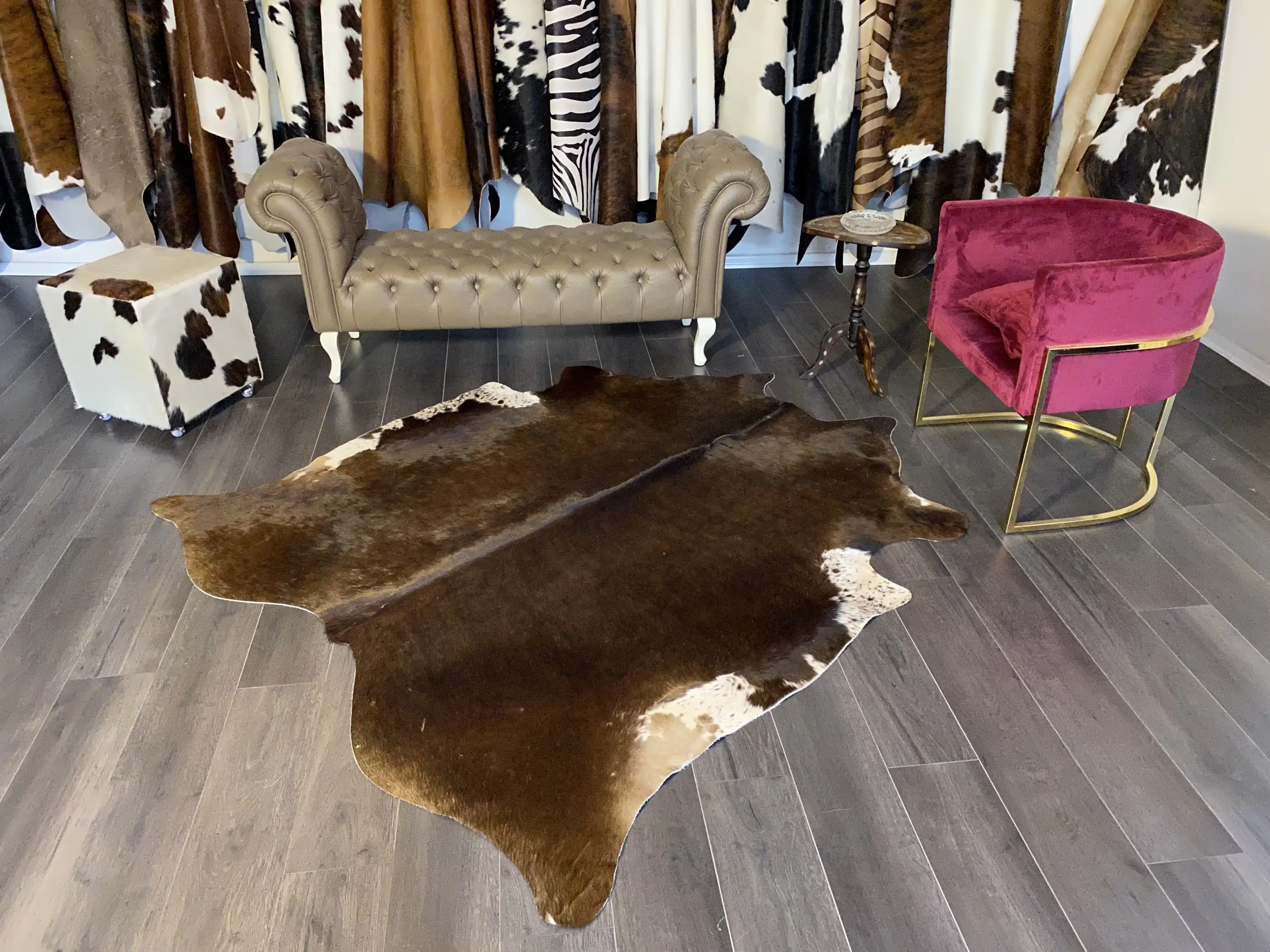 HAKİKİ DERİ DANA POSTU KAHVE 185 x 205 - 0201000173