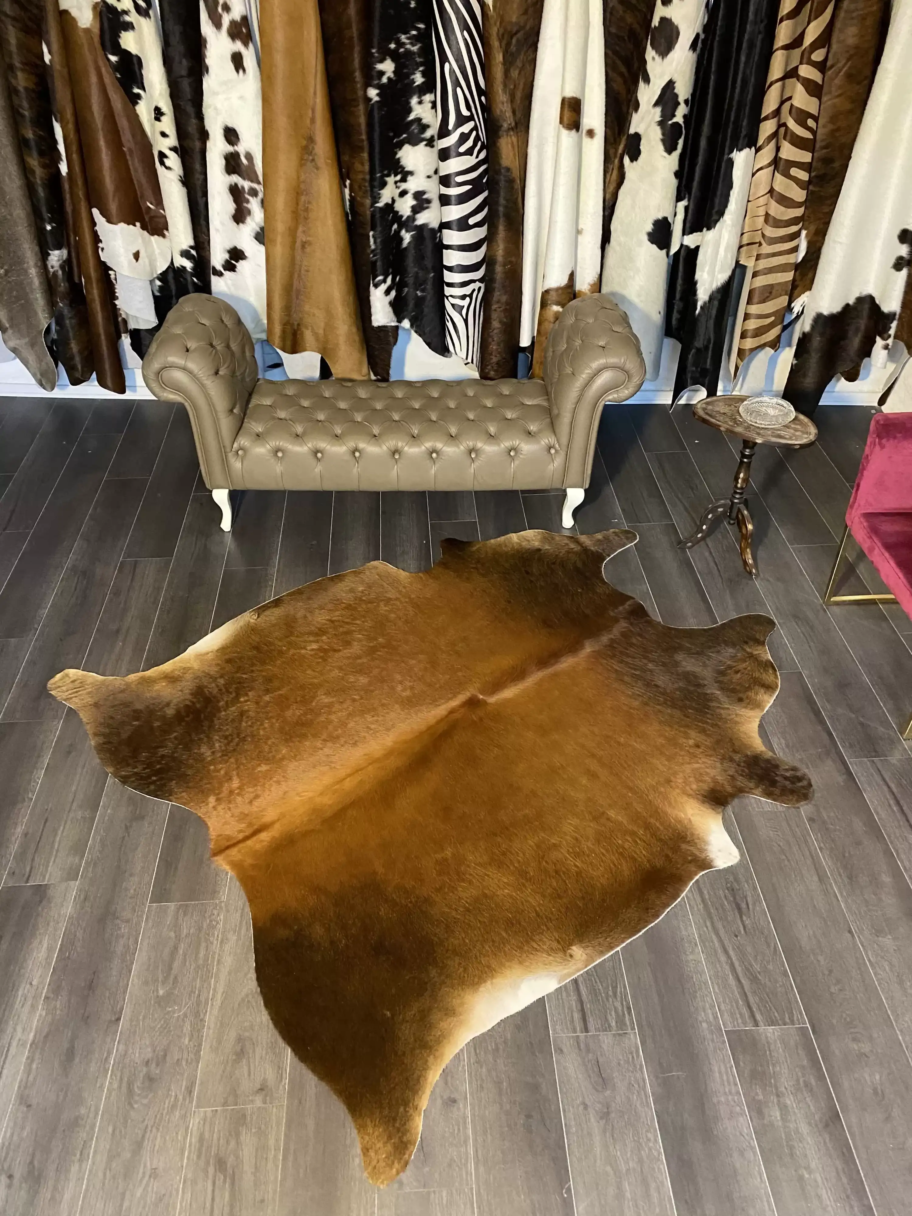 HAKİKİ DERİ DANA POSTU KAHVE 185 x 210 - 0201000070