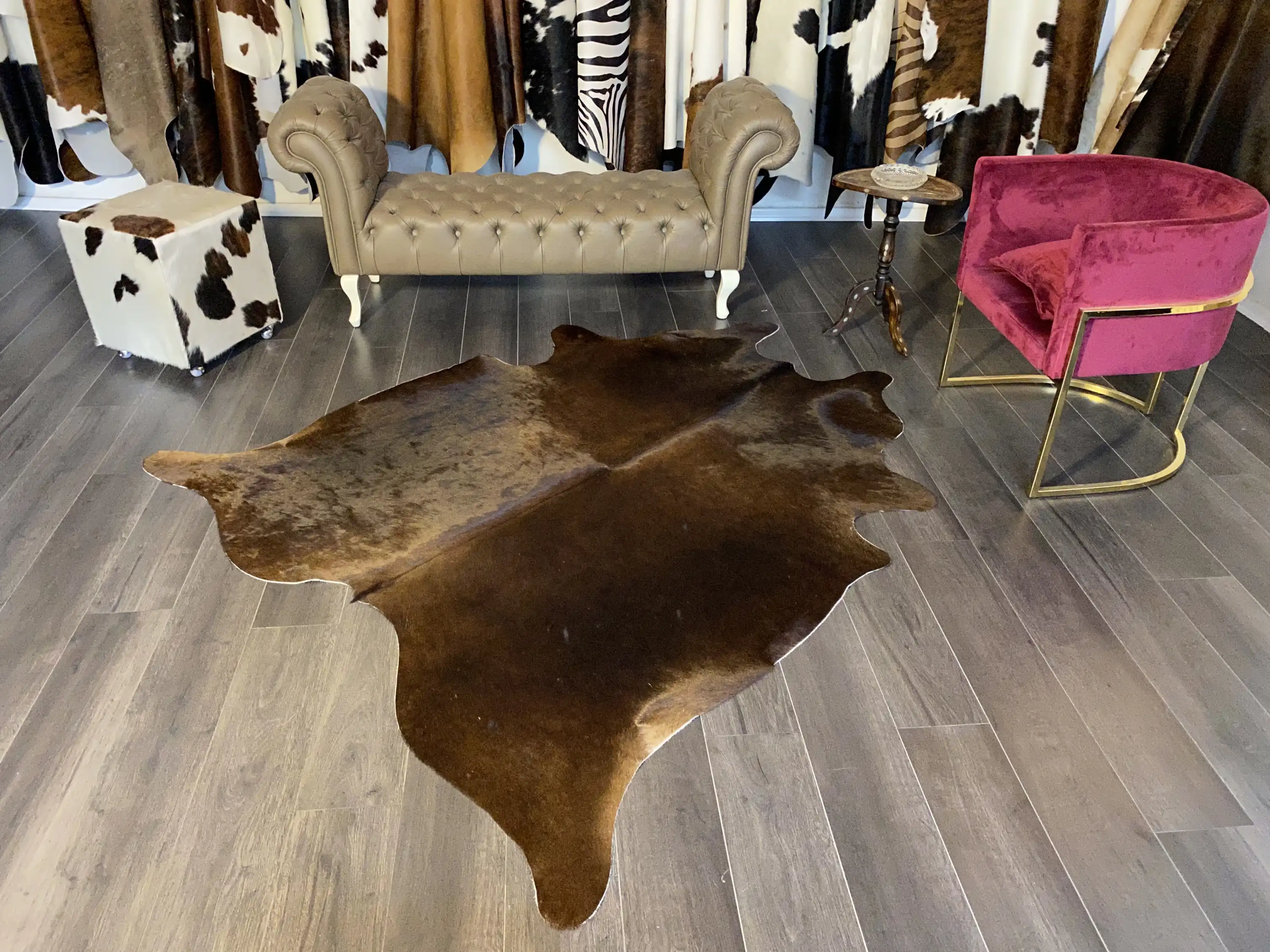 HAKİKİ DERİ DANA POSTU KAHVE 185 x 215 - 0201000128