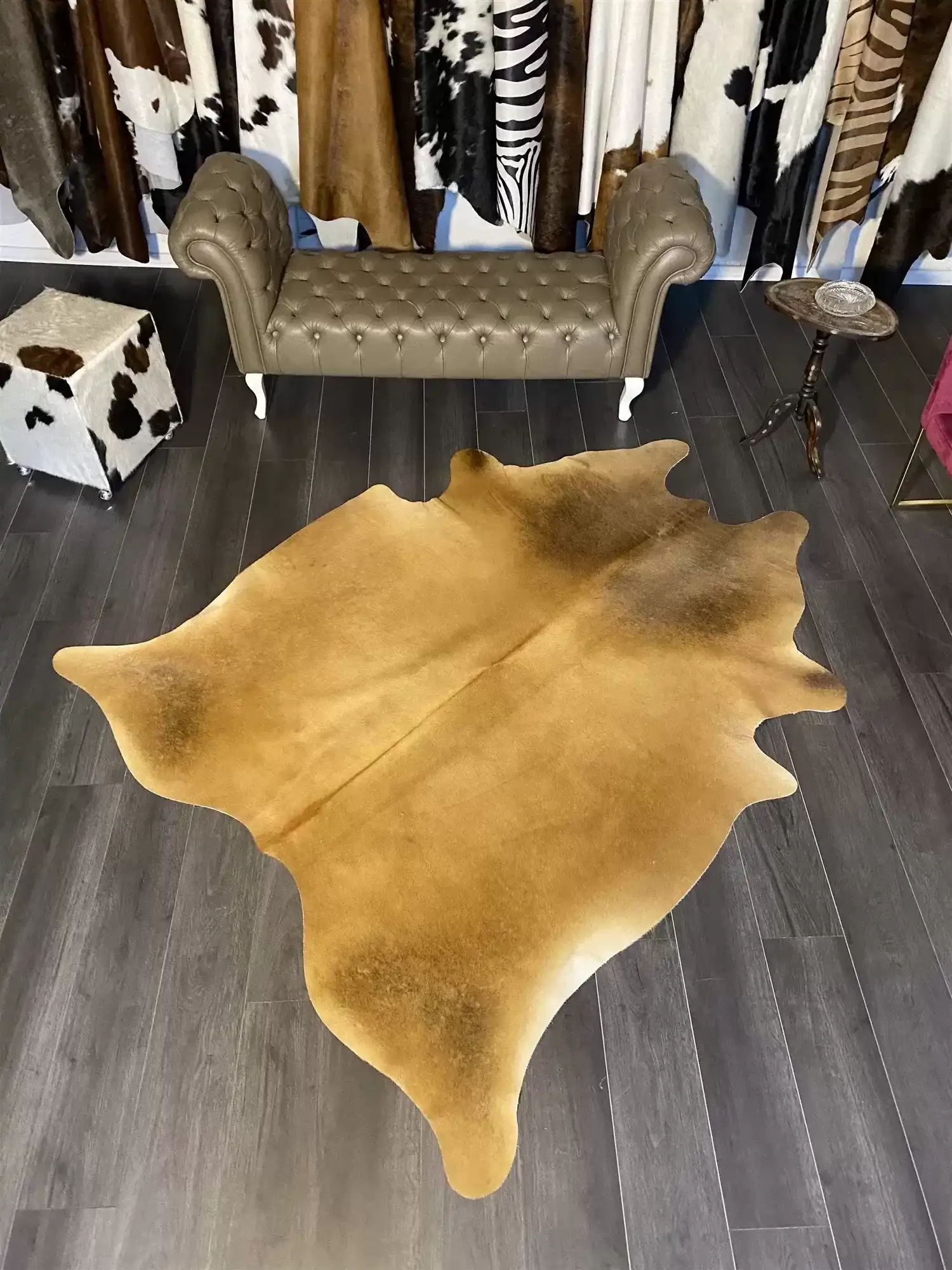 HAKİKİ DERİ DANA POSTU KAHVE 185 x 220 - 0201000052