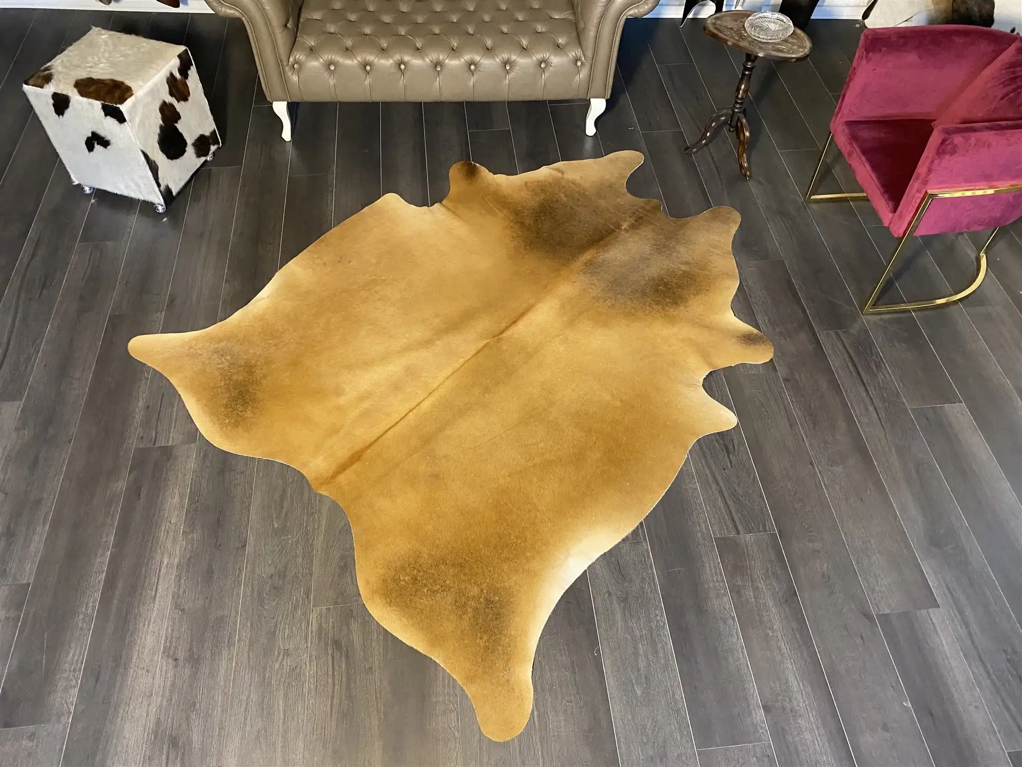 HAKİKİ DERİ DANA POSTU KAHVE 185 x 220 - 0201000052