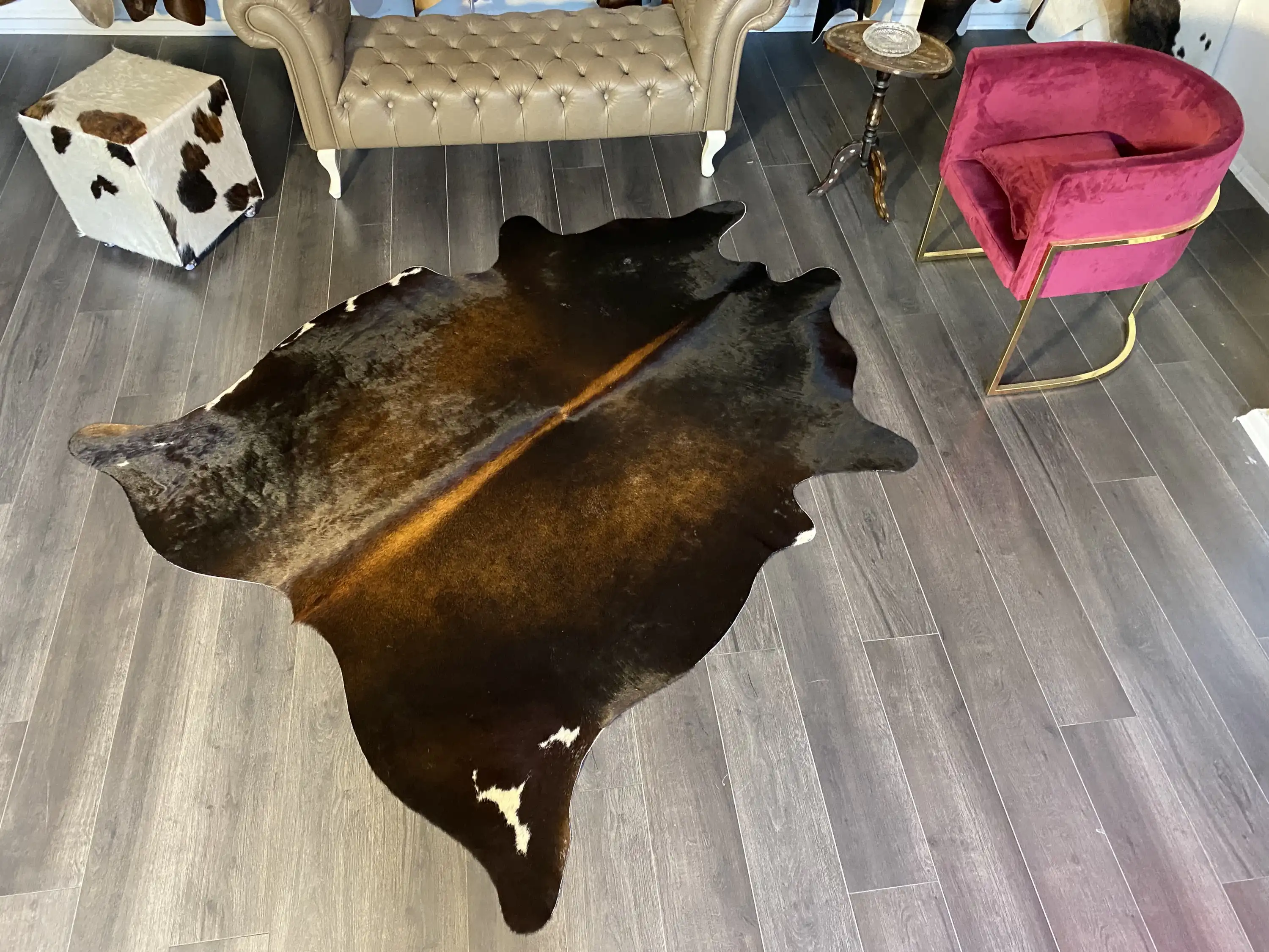 HAKİKİ DERİ DANA POSTU KAHVE 185 x 220 - 0201000092