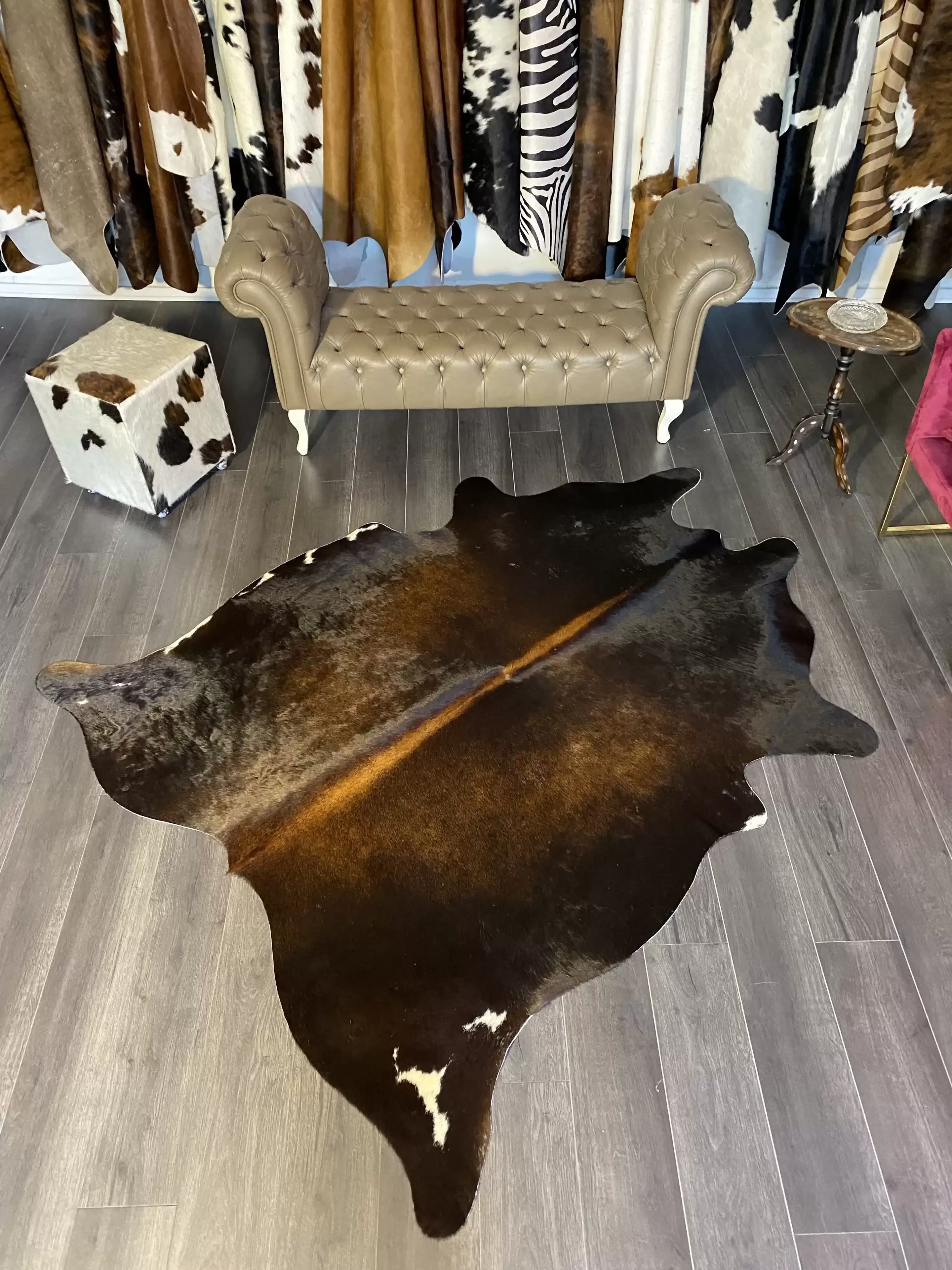 HAKİKİ DERİ DANA POSTU KAHVE 185 x 220 - 0201000092