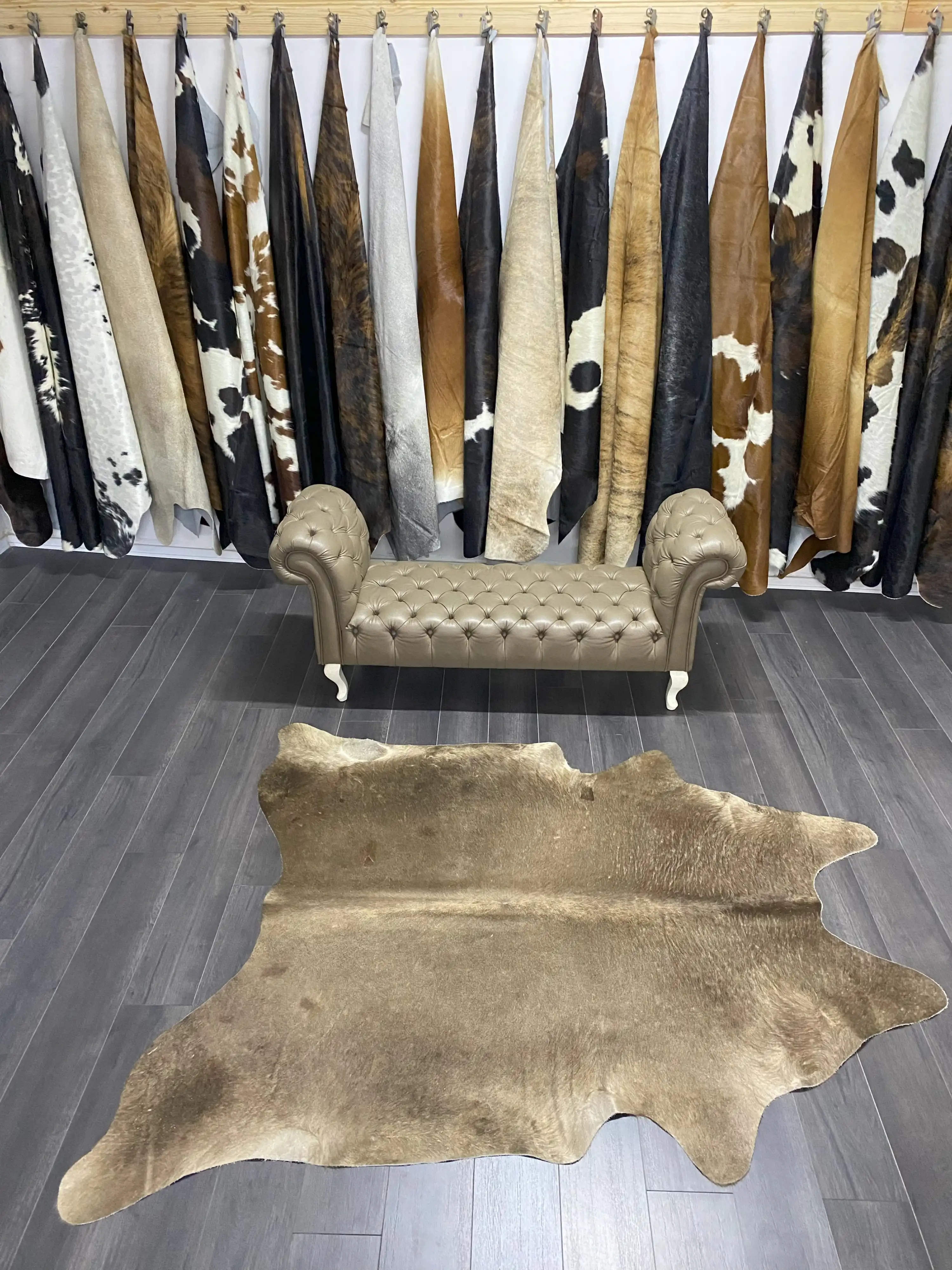 HAKİKİ DERİ DANA POSTU KAHVE 185 x 225 - 0201000021