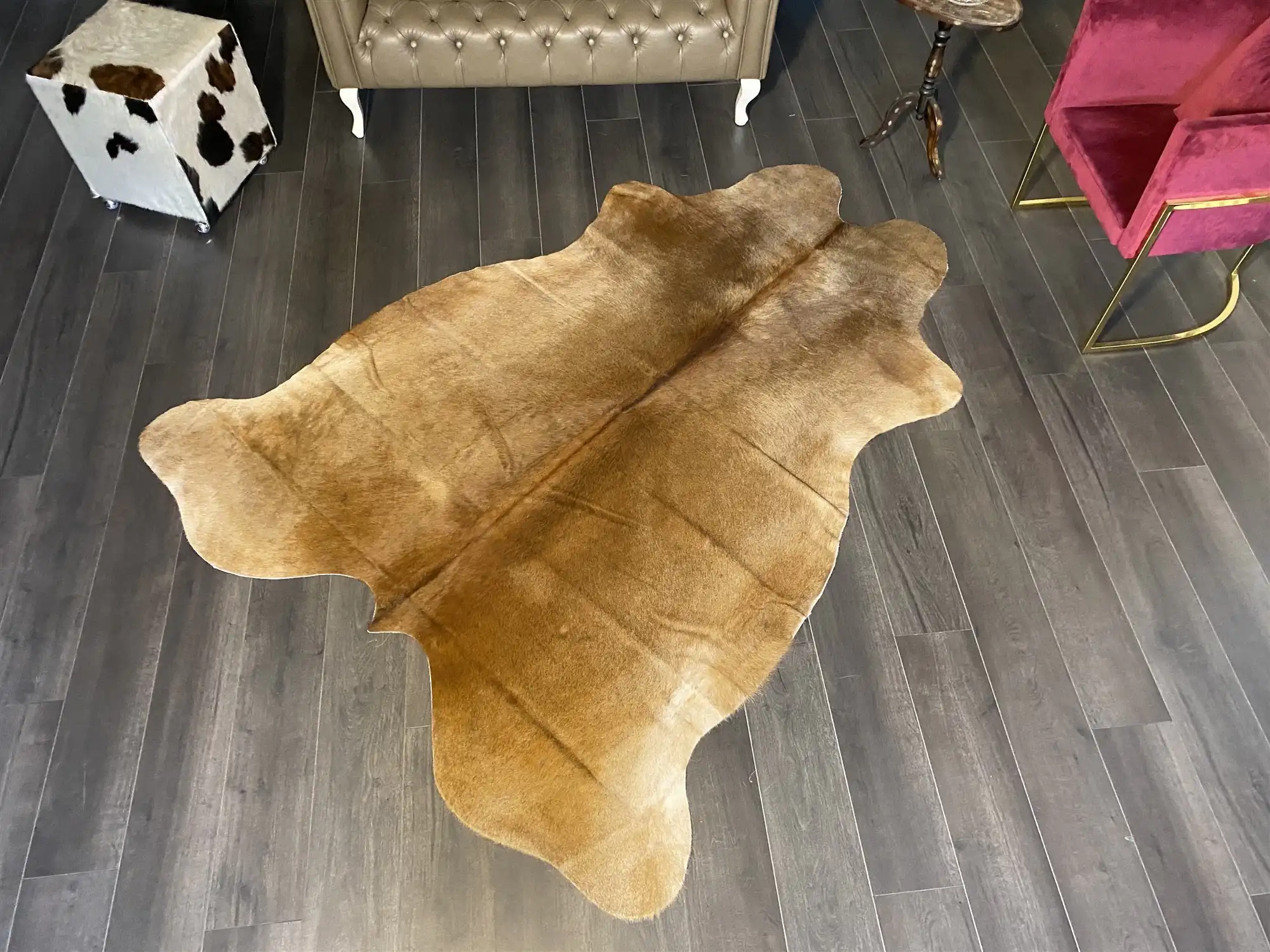 HAKİKİ DERİ DANA POSTU KAHVE 185 x 225 - 0201000058