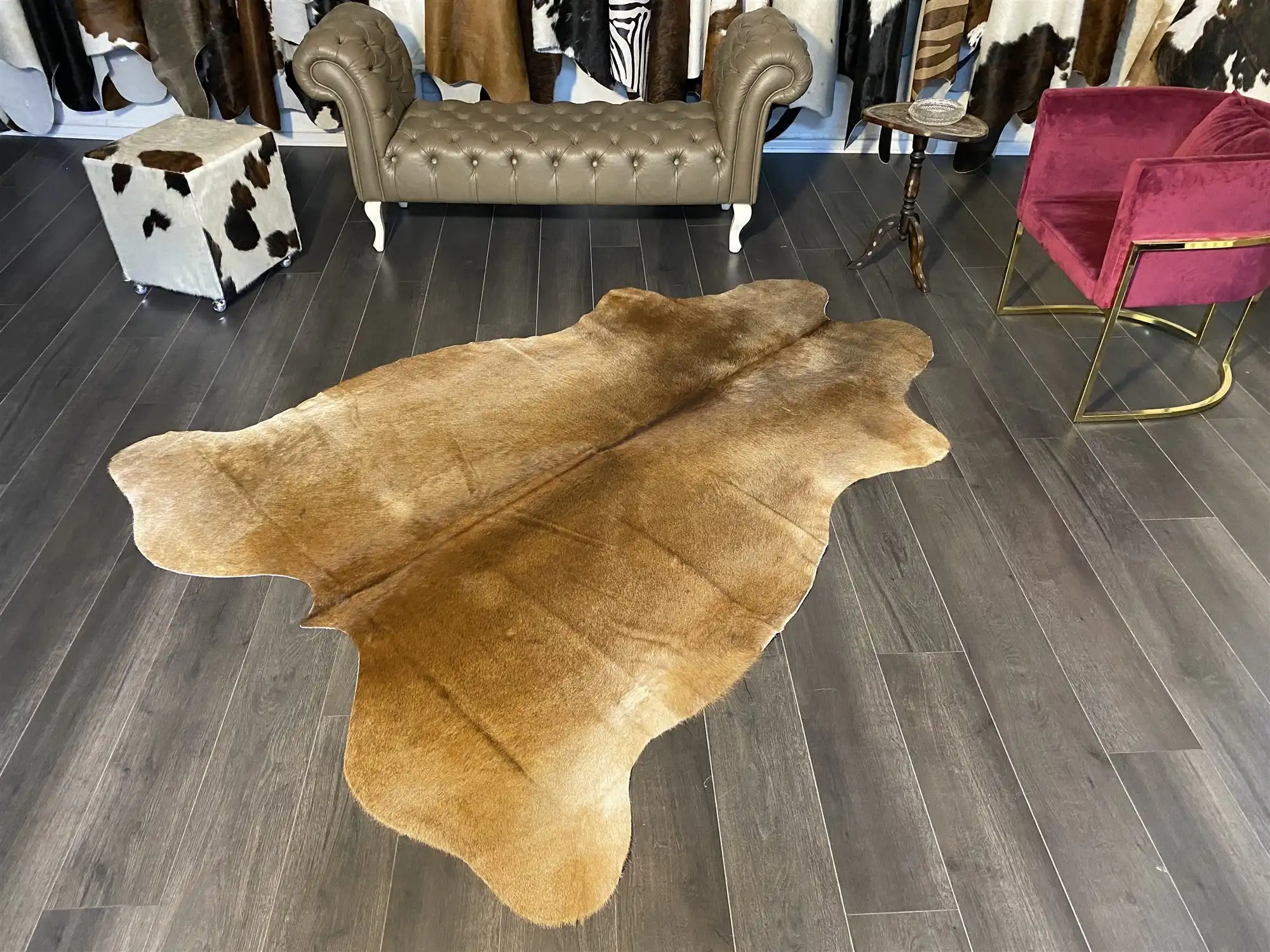 HAKİKİ DERİ DANA POSTU KAHVE 185 x 225 - 0201000058