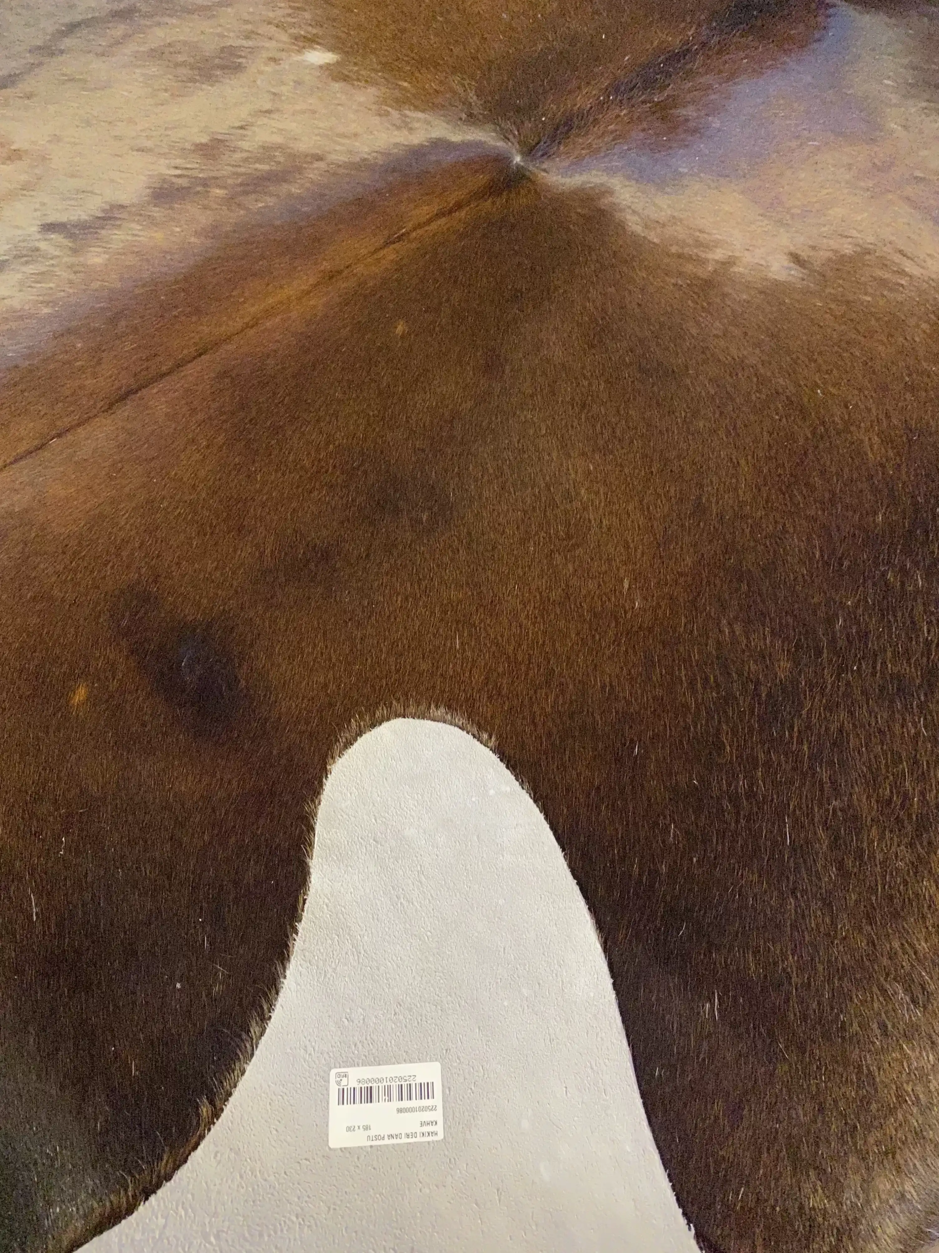 HAKİKİ DERİ DANA POSTU KAHVE 185 x 230 - 0201000086