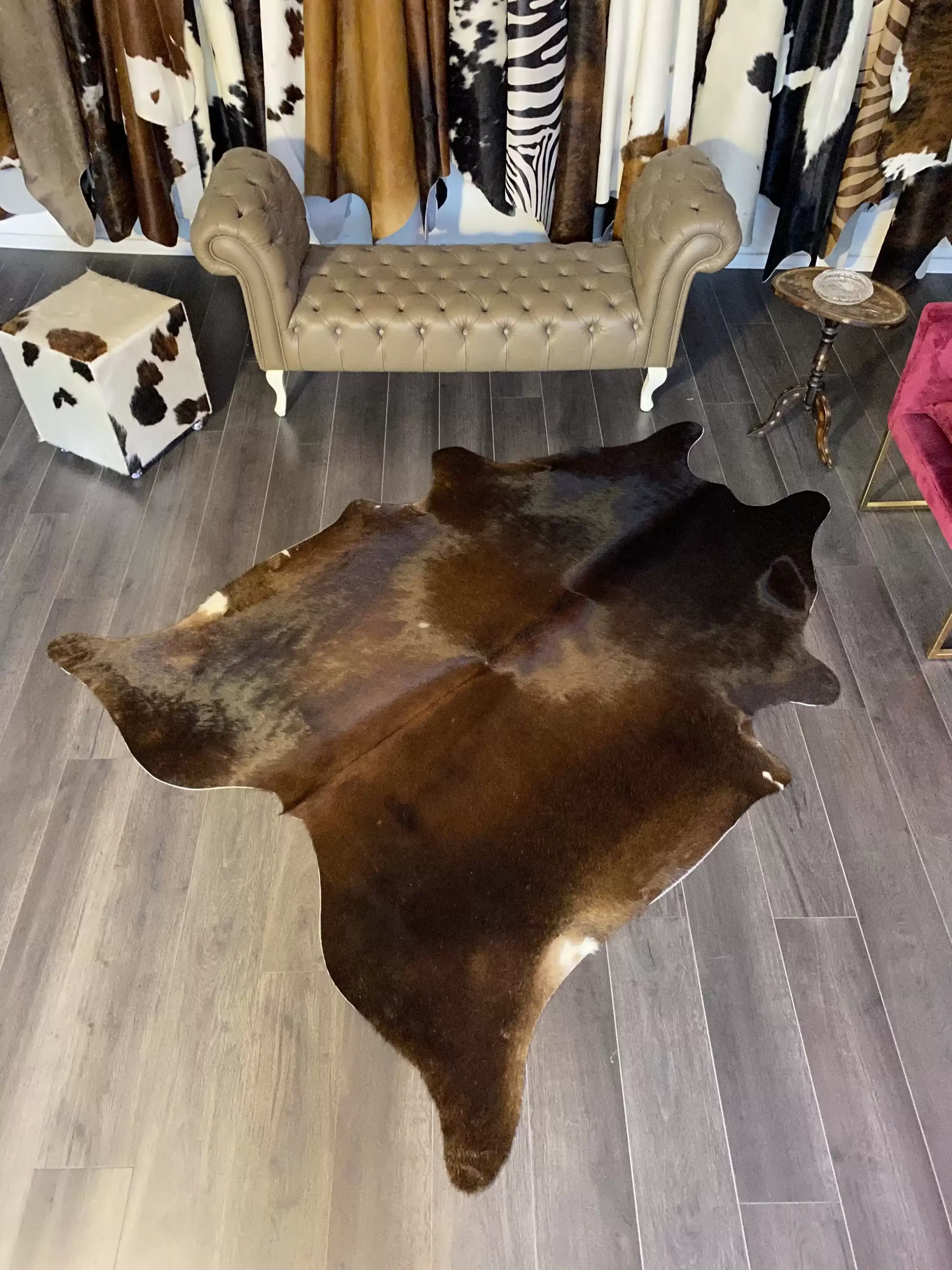 HAKİKİ DERİ DANA POSTU KAHVE 185 x 230 - 0201000086