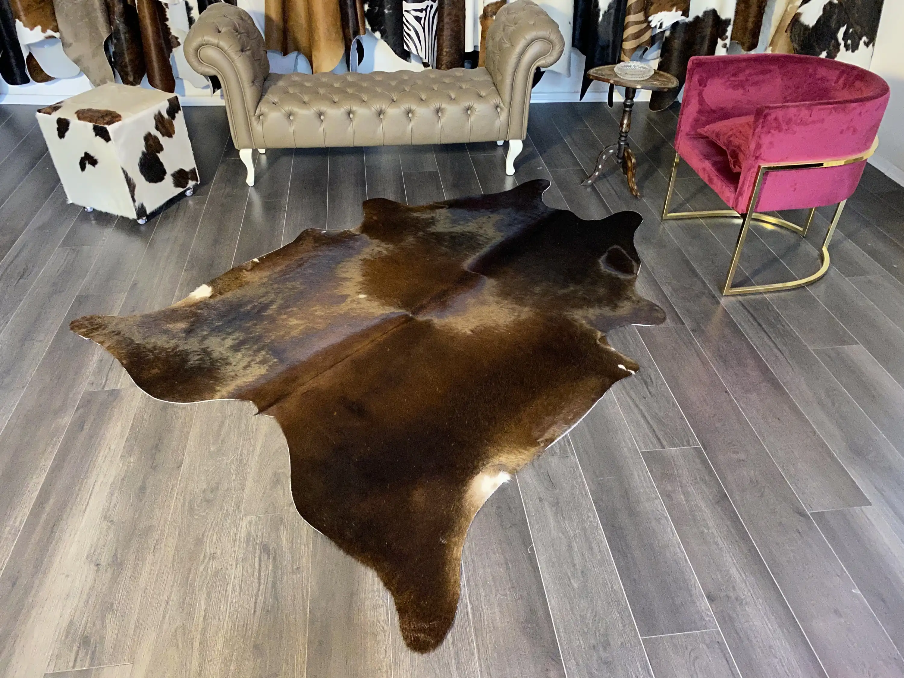 HAKİKİ DERİ DANA POSTU KAHVE 185 x 230 - 0201000086