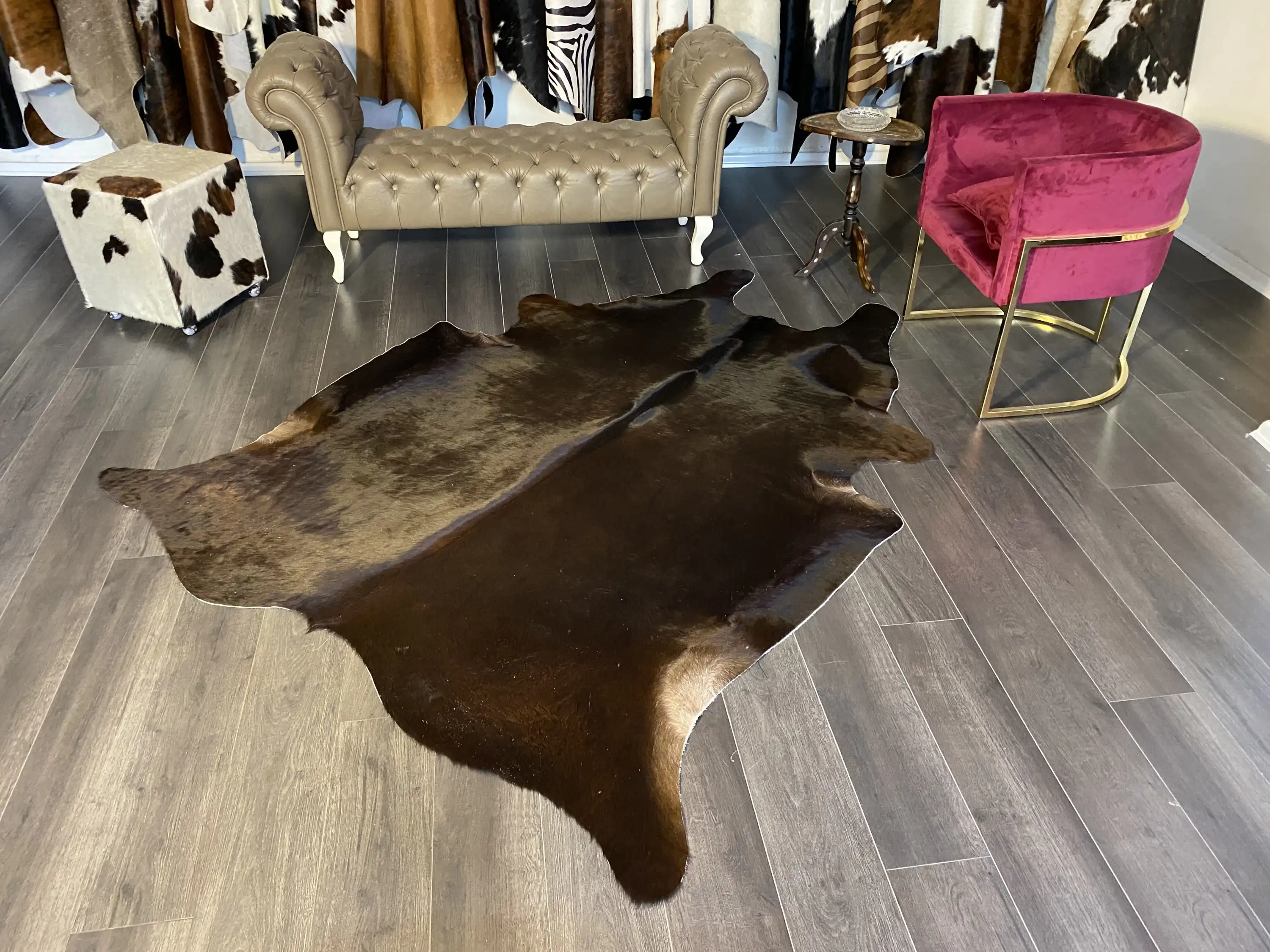 HAKİKİ DERİ DANA POSTU KAHVE 185 x 230 - 0201000101